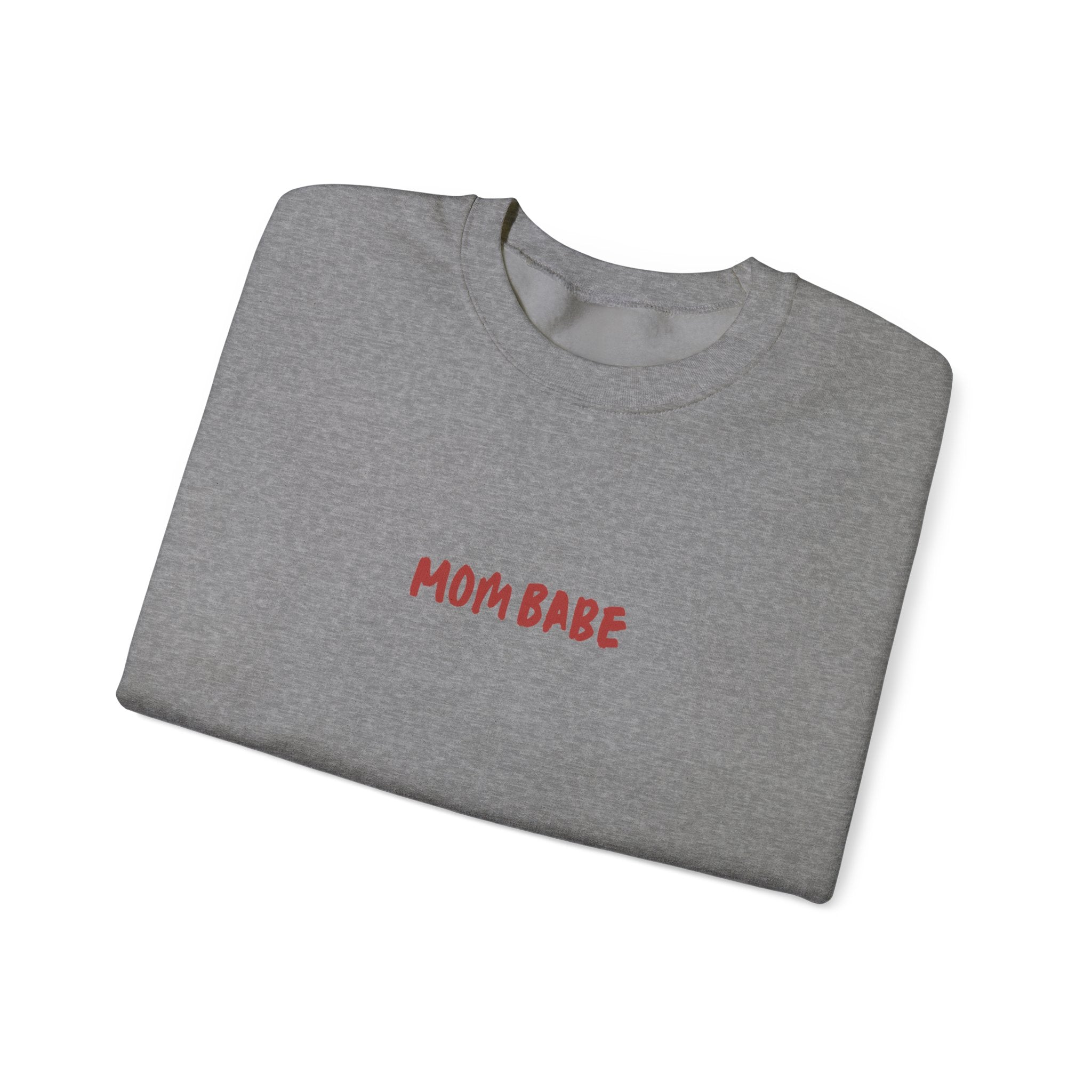 All Mom Babes Need - Graphic Check Sweatshirt
