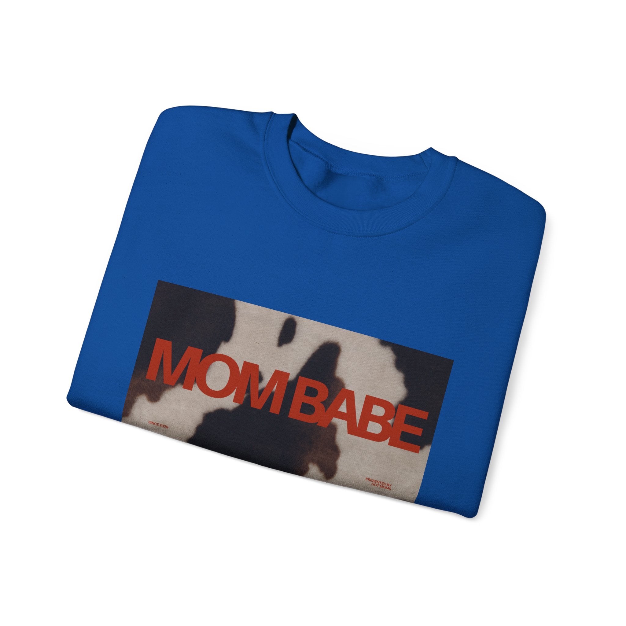 Mom Babe — Cowhide Graphic Sweatshirt
