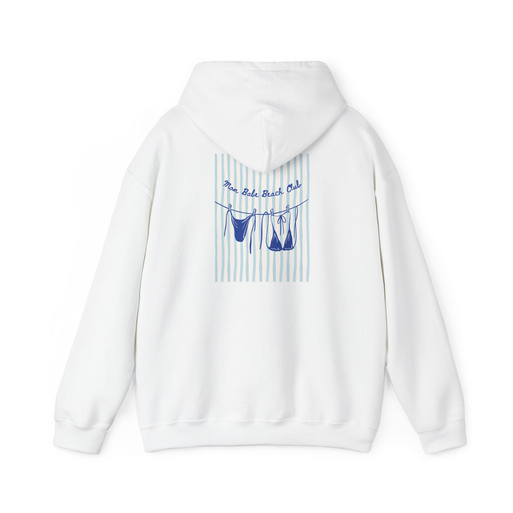Mom Babe Beach Club - Bikini Graphic Hoodie
