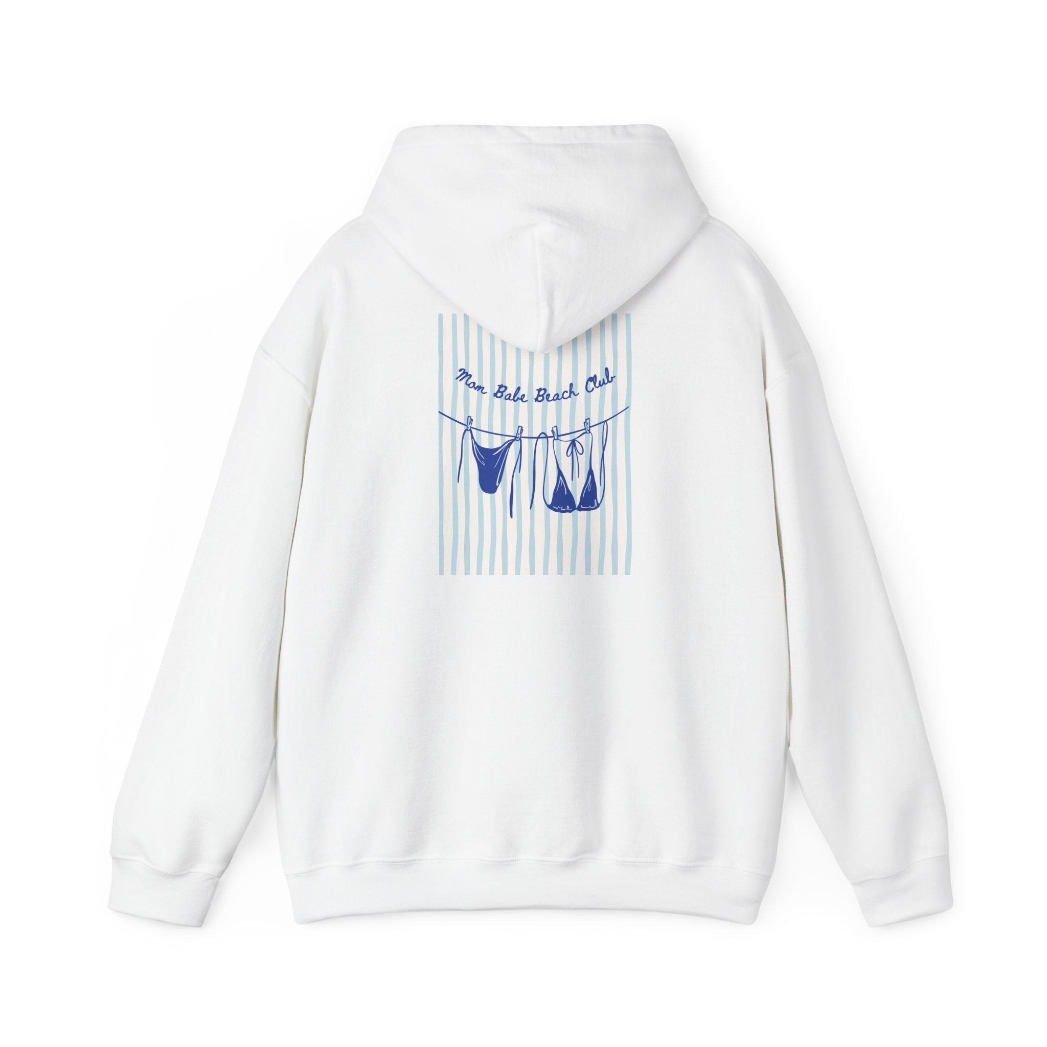 Mom Babe Beach Club - Bikini Graphic Hoodie