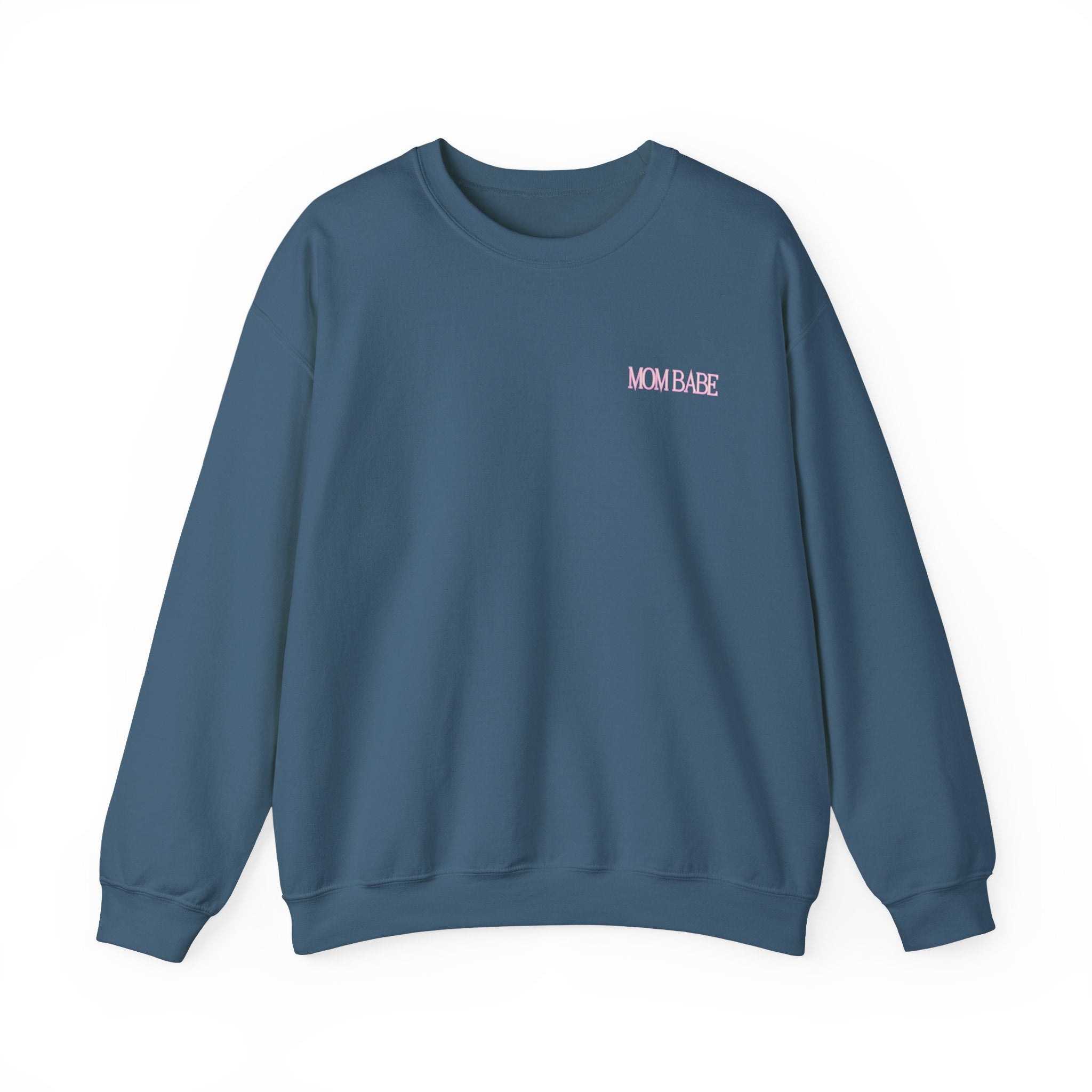 Mom Babe — Holographic Graphic Sweatshirt