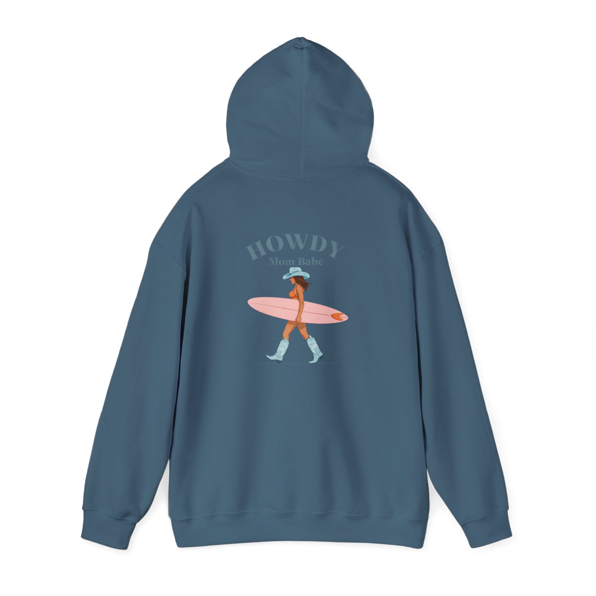 Howdy Mom Babe — Surf Girl Graphic Hoodie