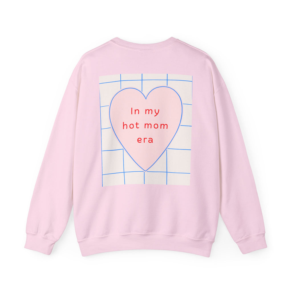 In My Hot Mom Era - Heart Graphic Sweatshirt