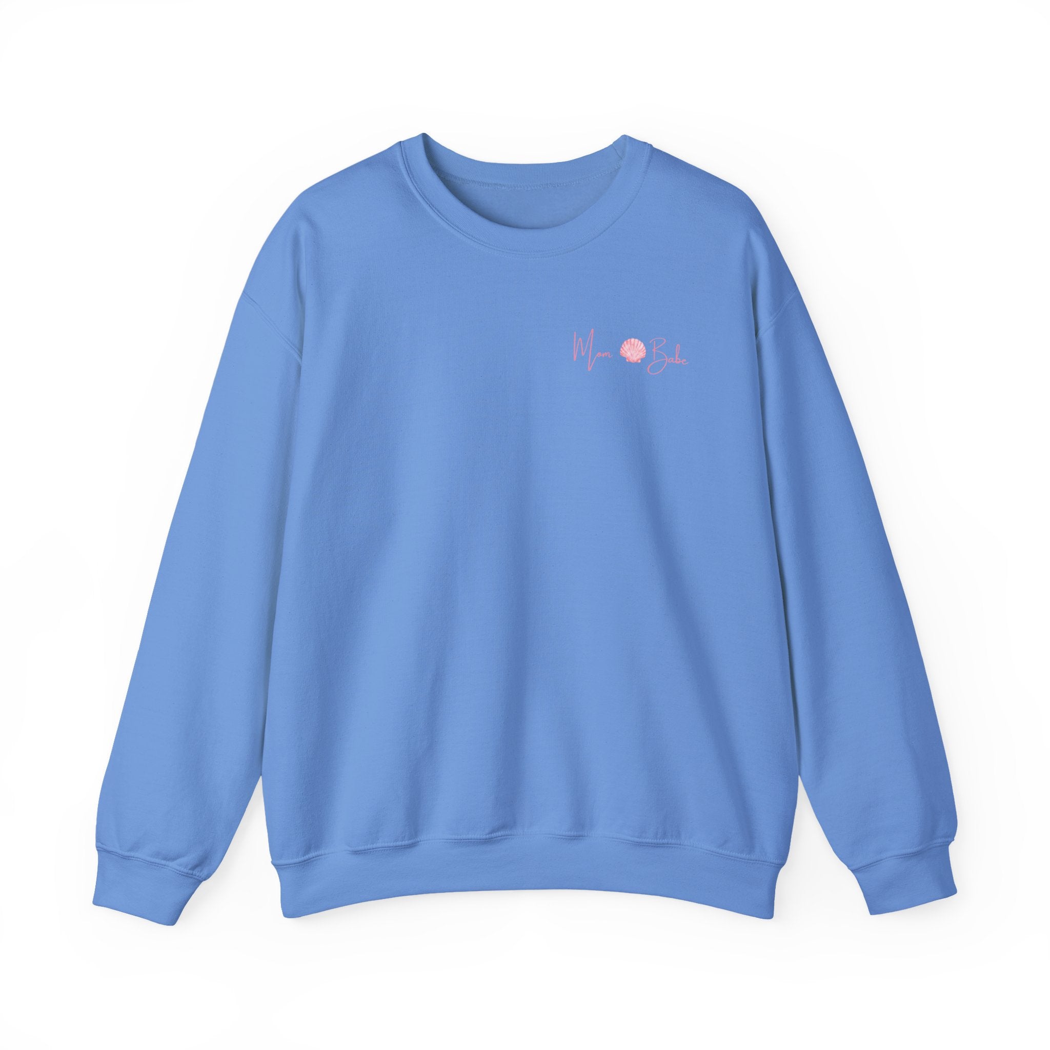 Beach Mom Babe - Pastel Shell Graphic Sweatshirt