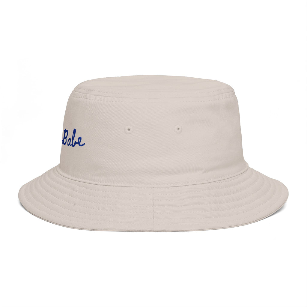 Mom Babe Bucket Hat — Blue Embroidery