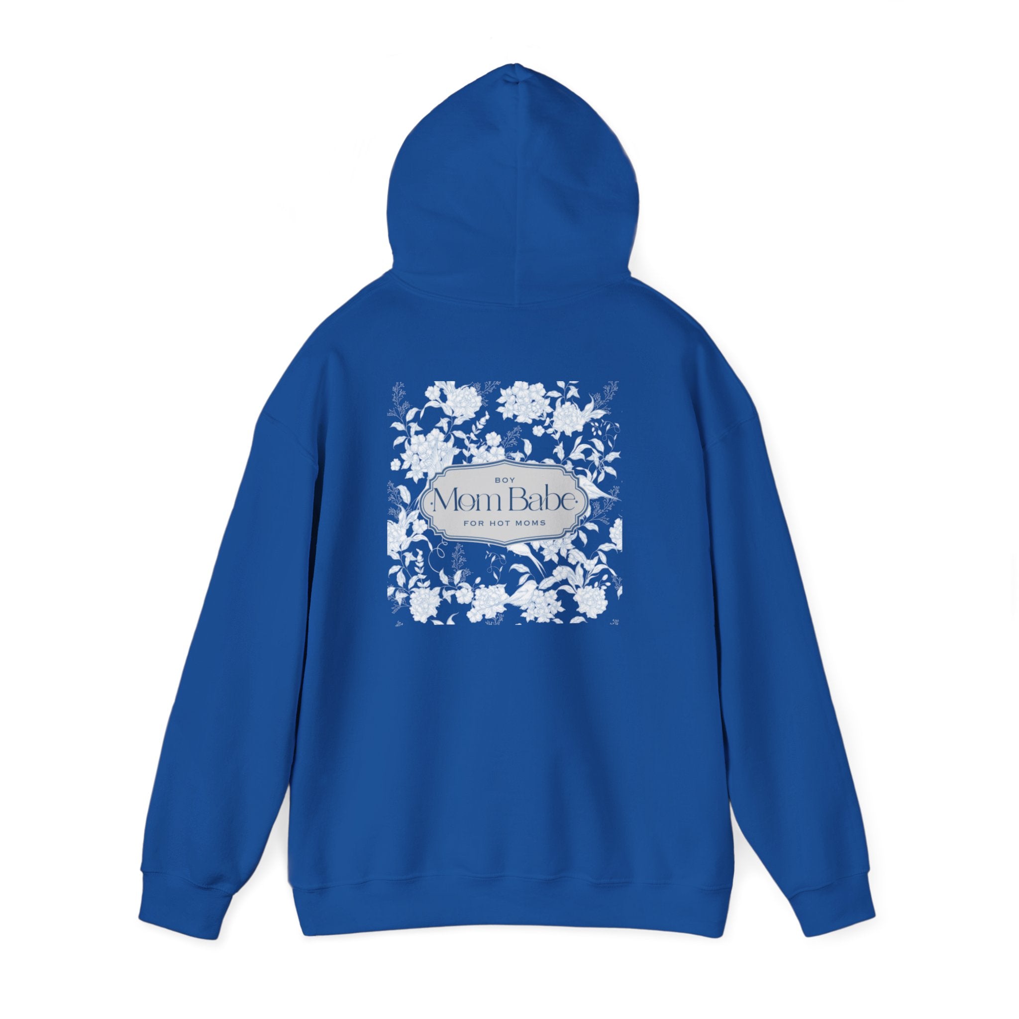 Boy Mom Babe - Floral Graphic Hoodie