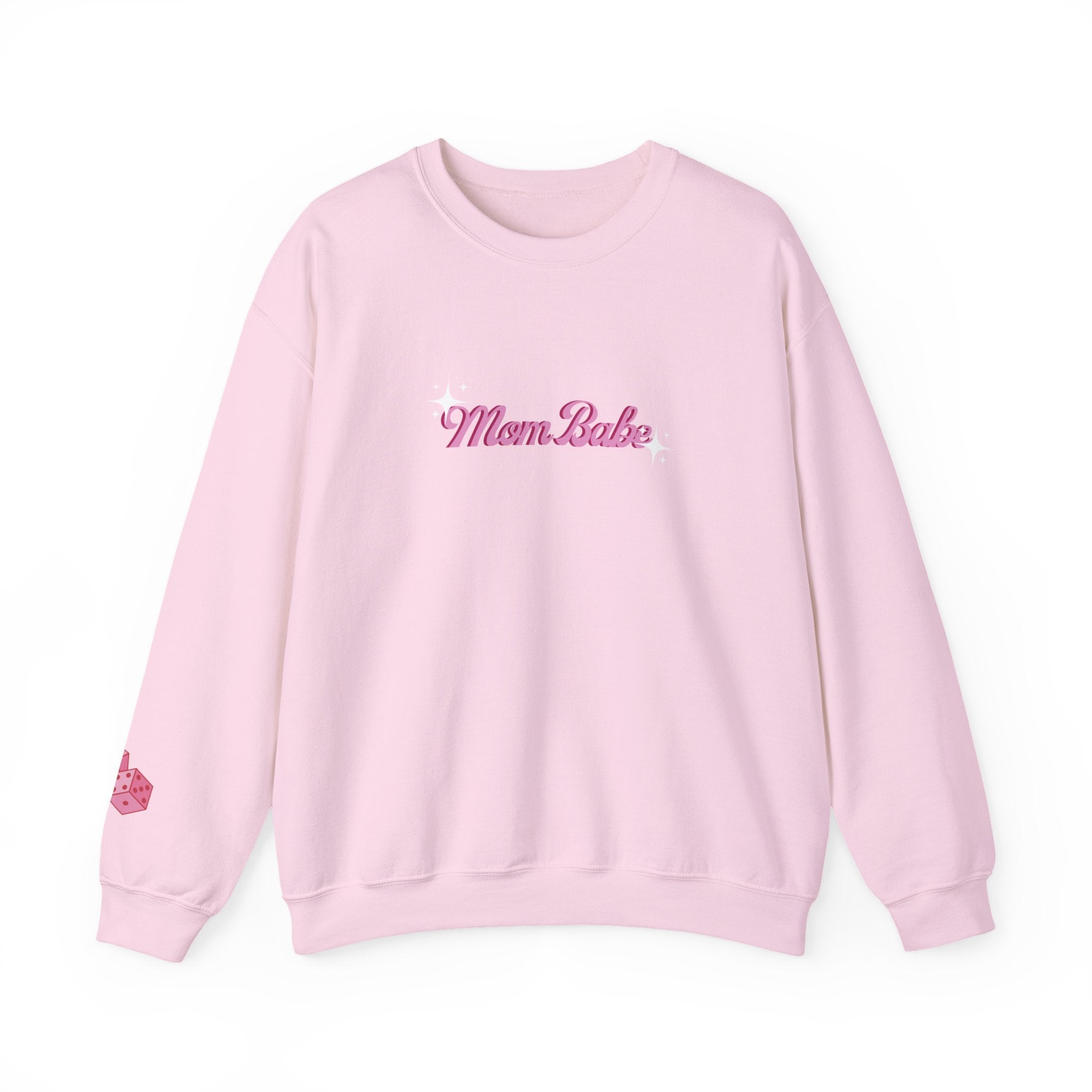 Mom Babe Club - For Hot Moms — Pink Graphic Sweatshirt