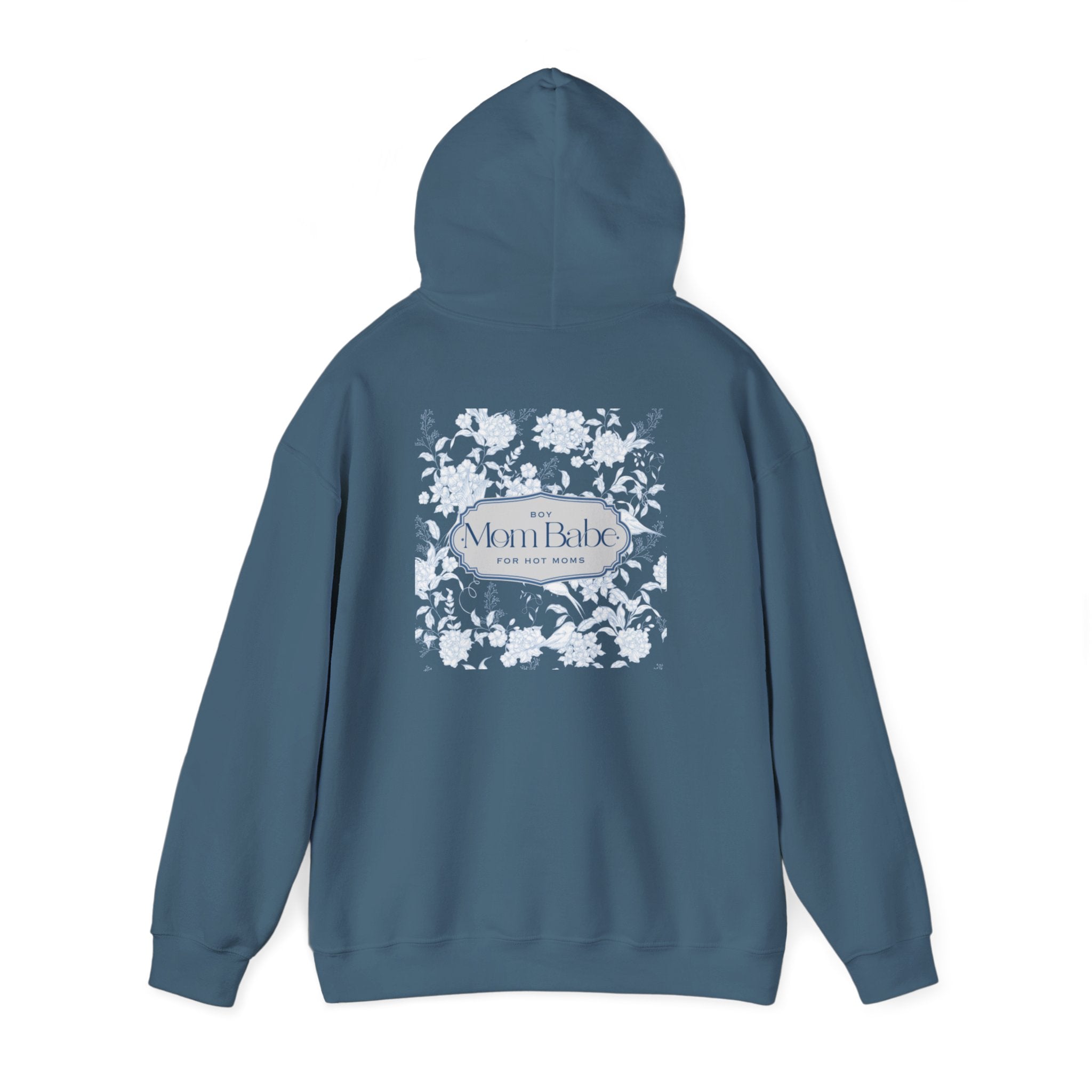 Boy Mom Babe - Floral Graphic Hoodie
