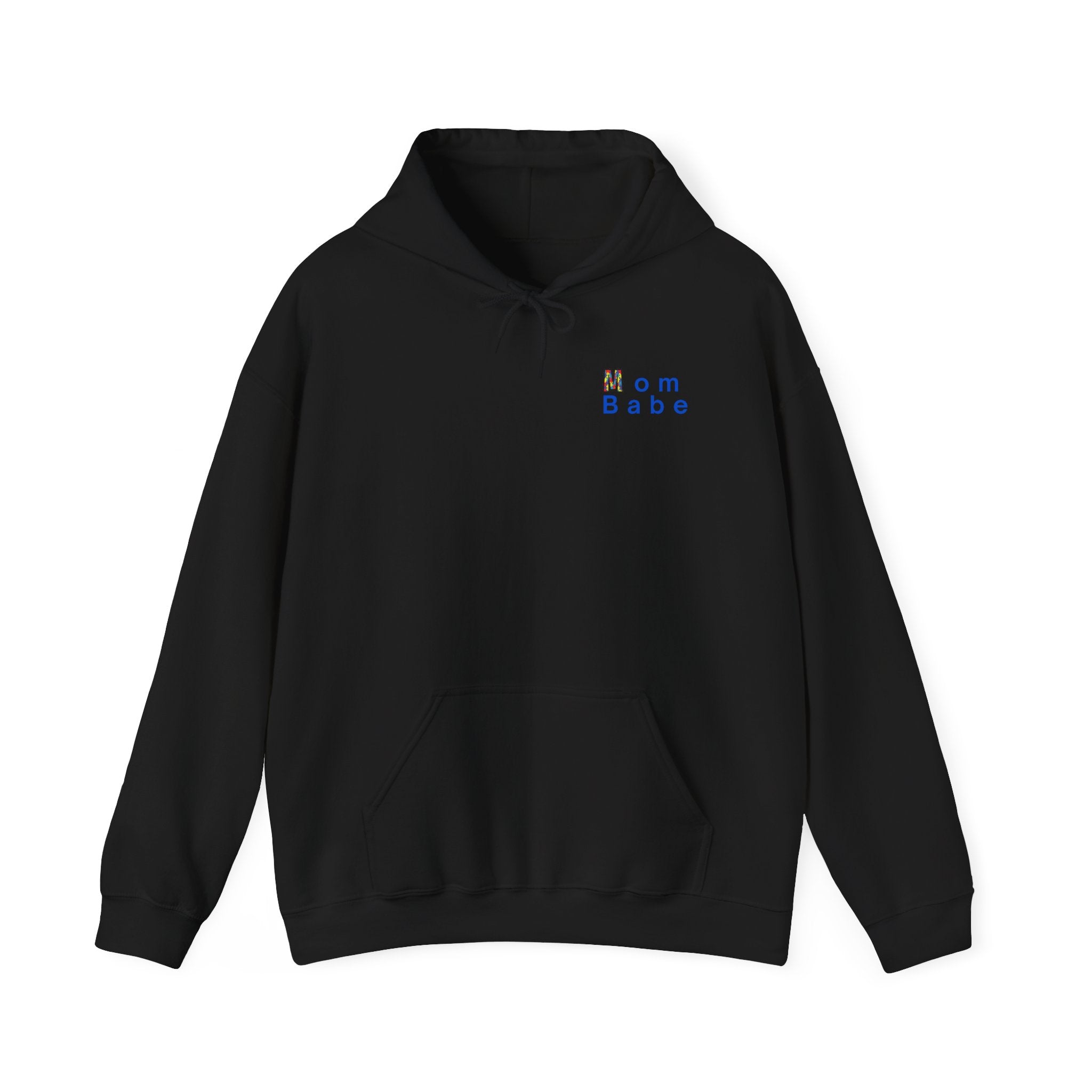 Mom Babe Autism Advocate - Graphic Hoodie