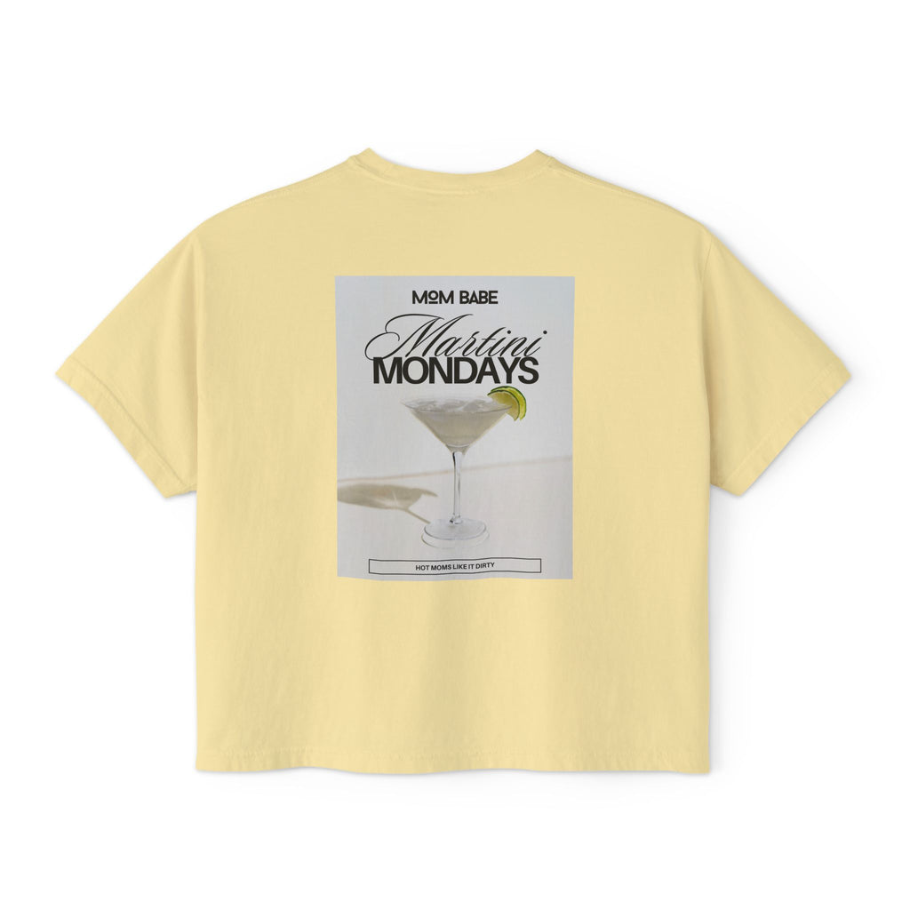 Mom Babe Martini Mondays Hot Moms Like it Dirty - Martini Graphic Tee