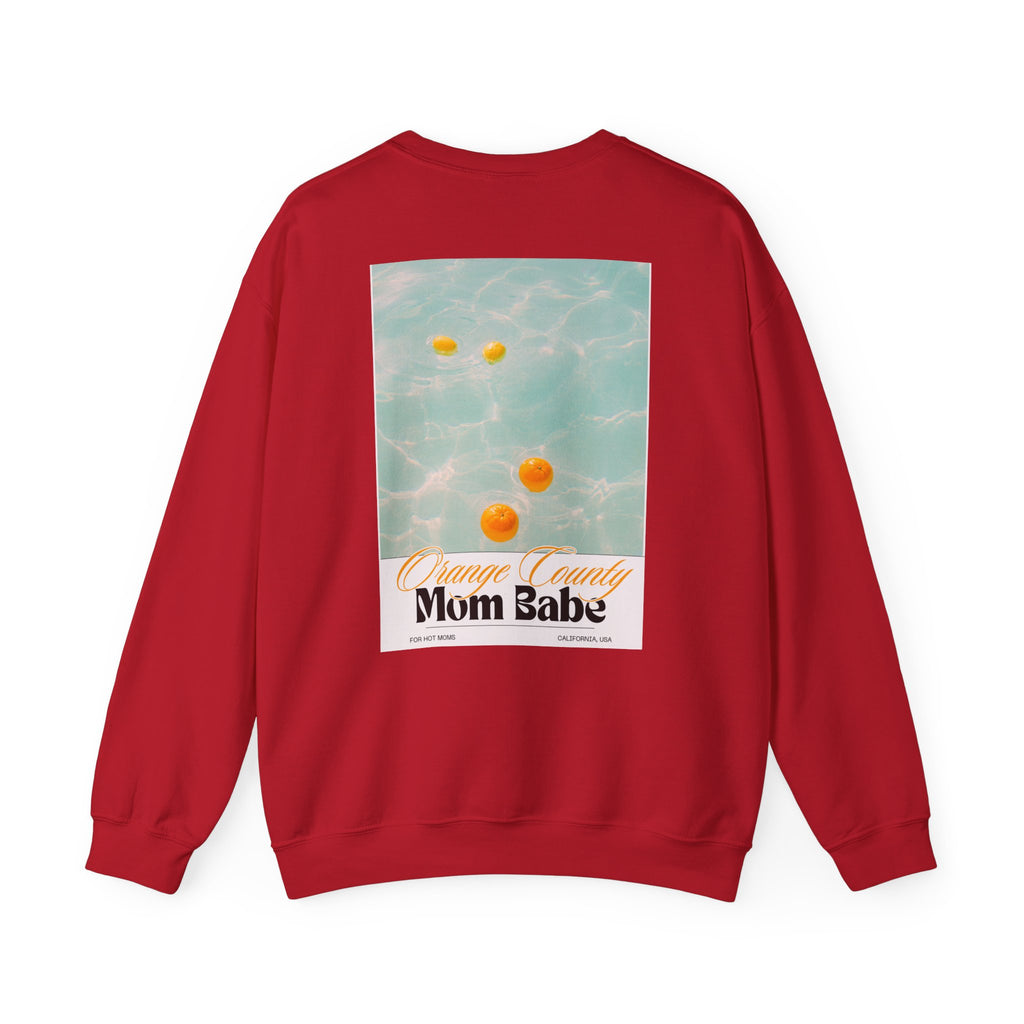 Orange County Mom Babe - Pool Graphic Sweatshirt