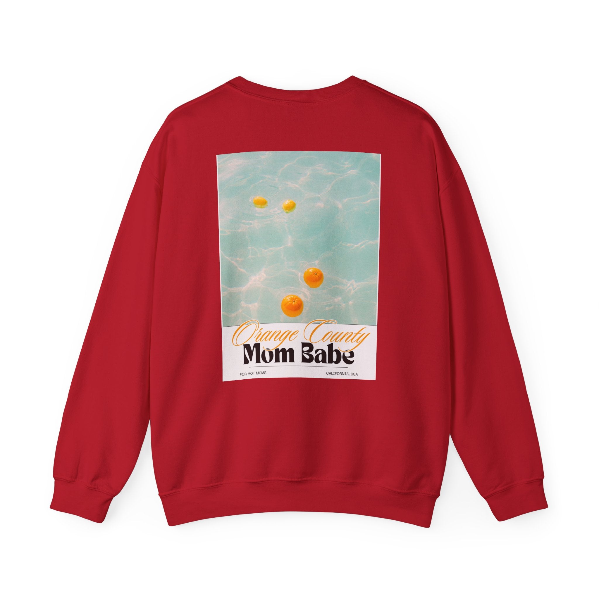 Orange County Mom Babe - Pool Graphic Sweatshirt