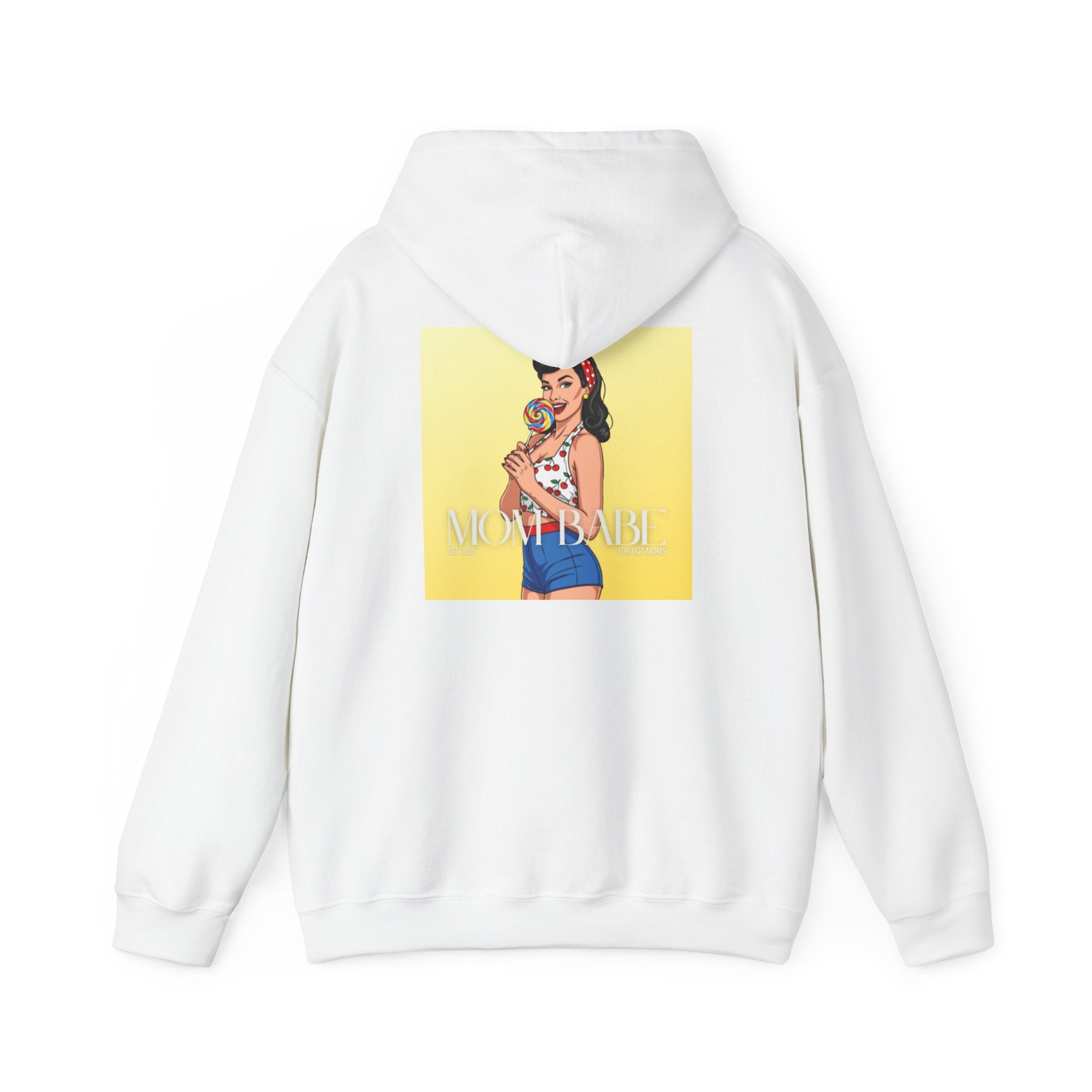 Mom Babe - For Hot Moms Pinup Graphic Hoodie