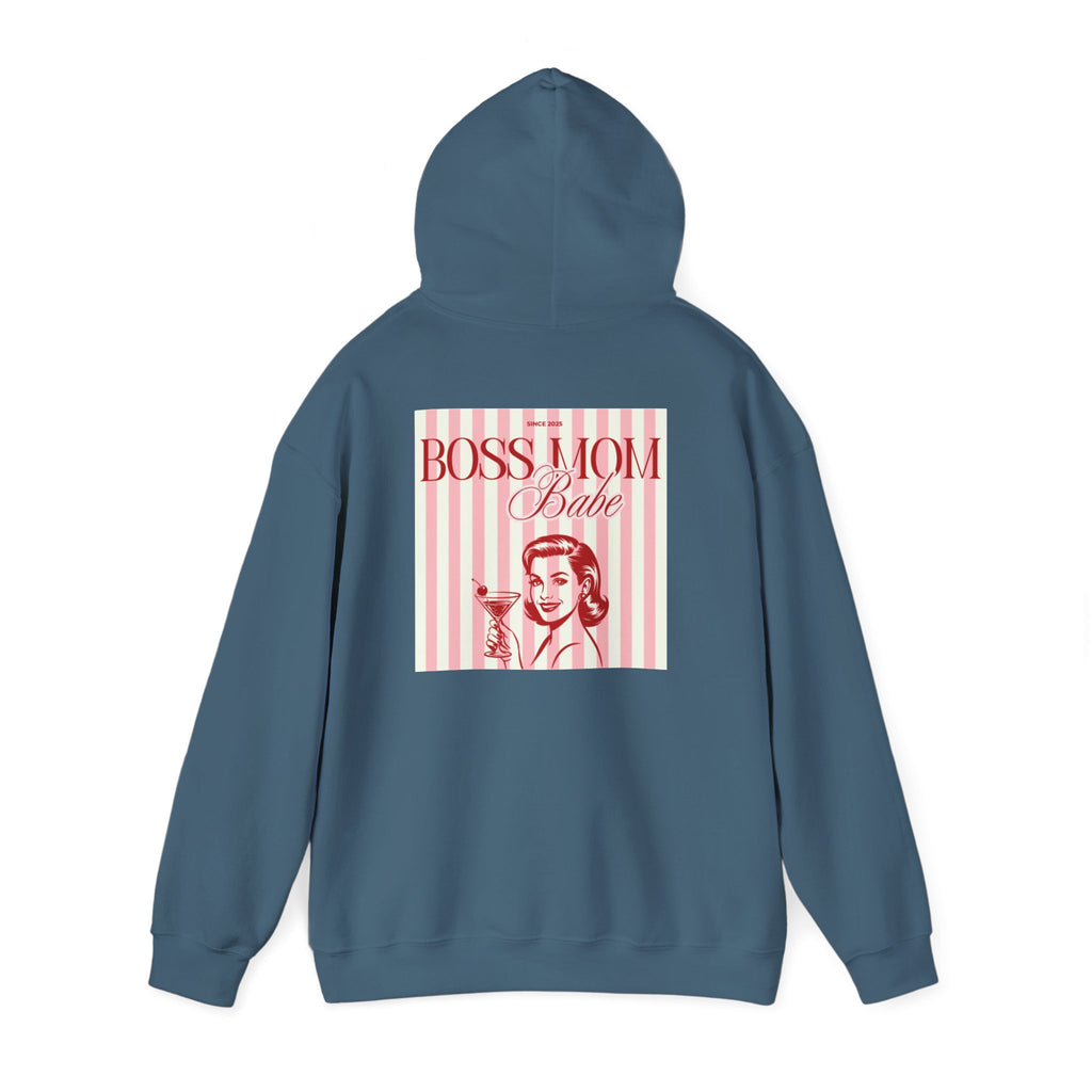 Boss Mom Babe — Vintage Retro Graphic Hoodie