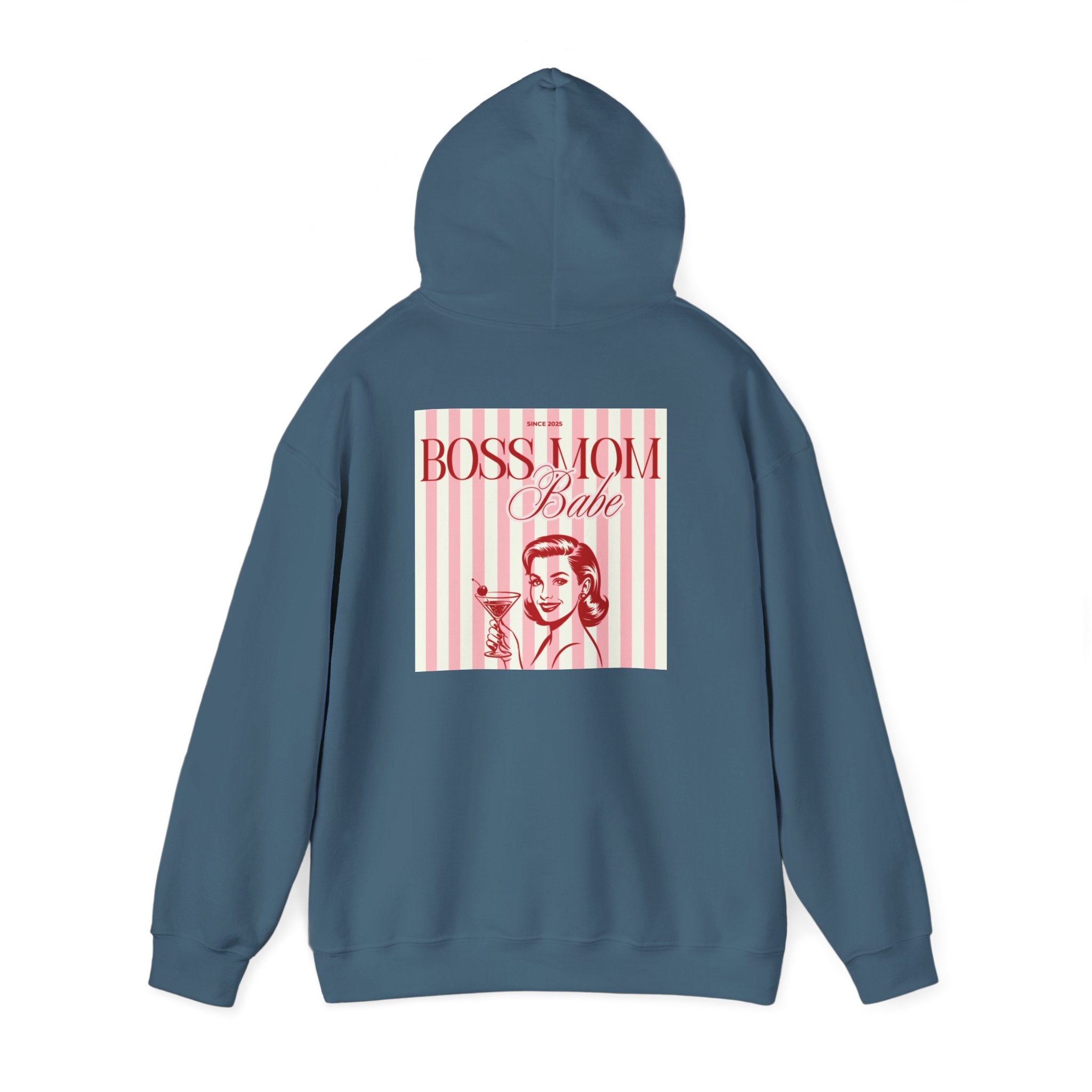 Boss Mom Babe — Vintage Retro Graphic Hoodie