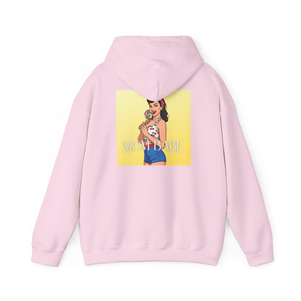 Mom Babe - For Hot Moms Pinup Graphic Hoodie
