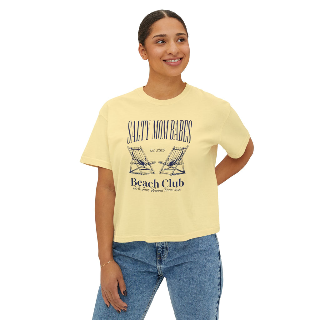 Salty Mom Babes Beach Club- Girls Just Wanna Have Sun Graphic Tee