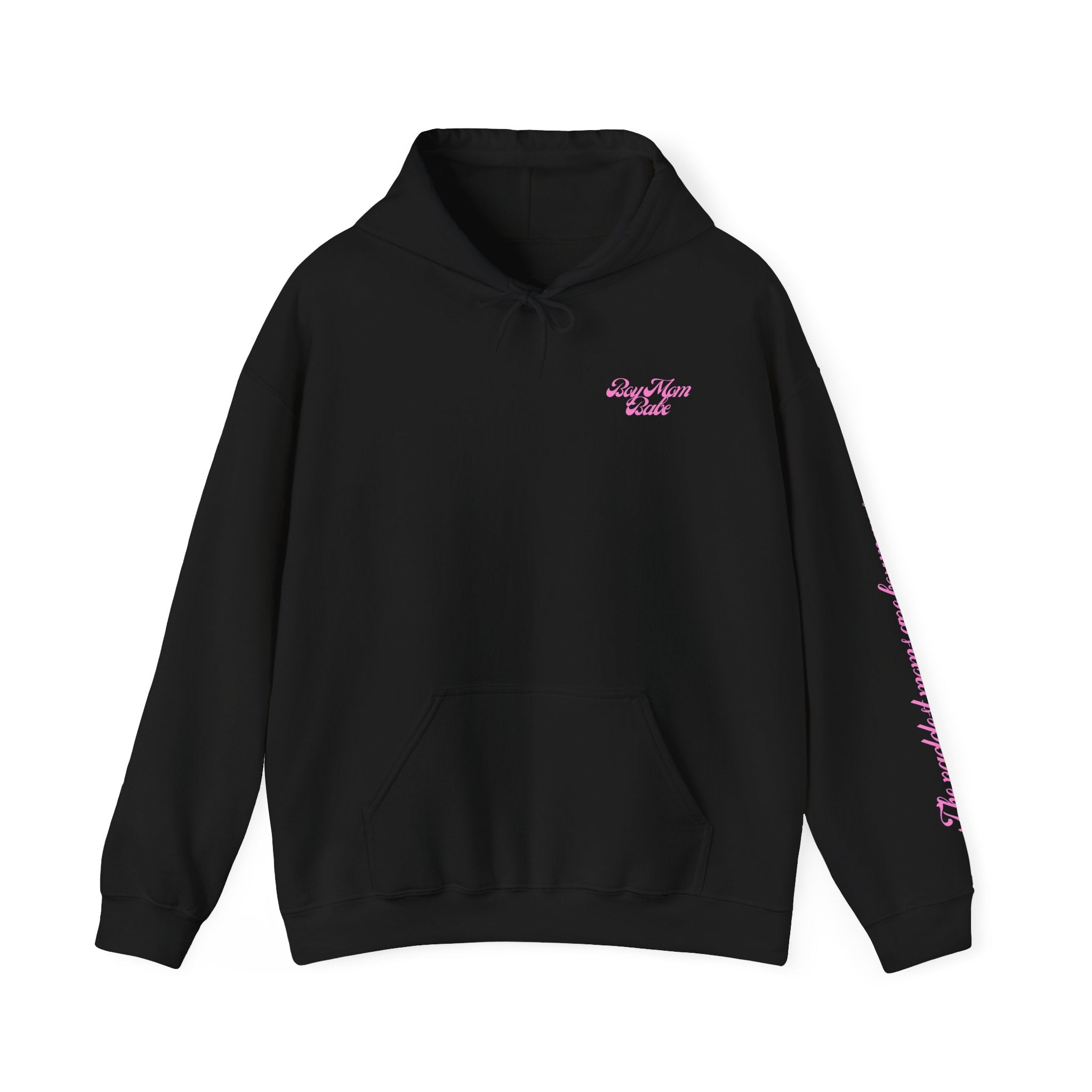 The Raddest Moms Are Boy Moms - Skeletal Rock Hand Graphic Hoodie