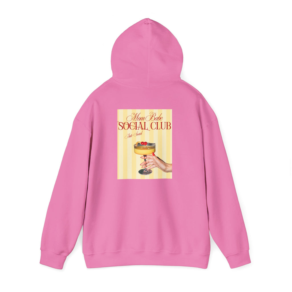 Mom Babe Anti-Social Club - Cocktail Graphic Hoodie