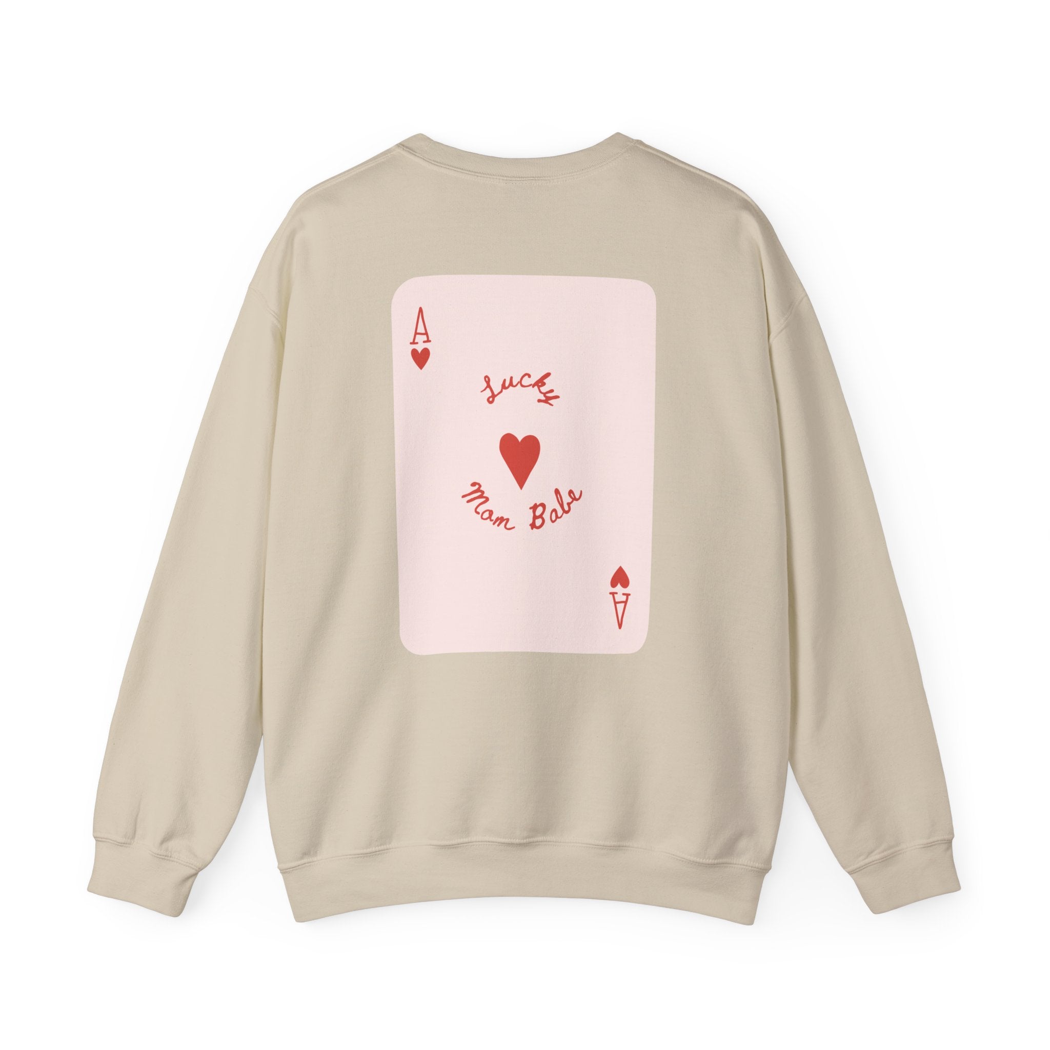 Lucky Mom Babe - Graphic Sweatshirt