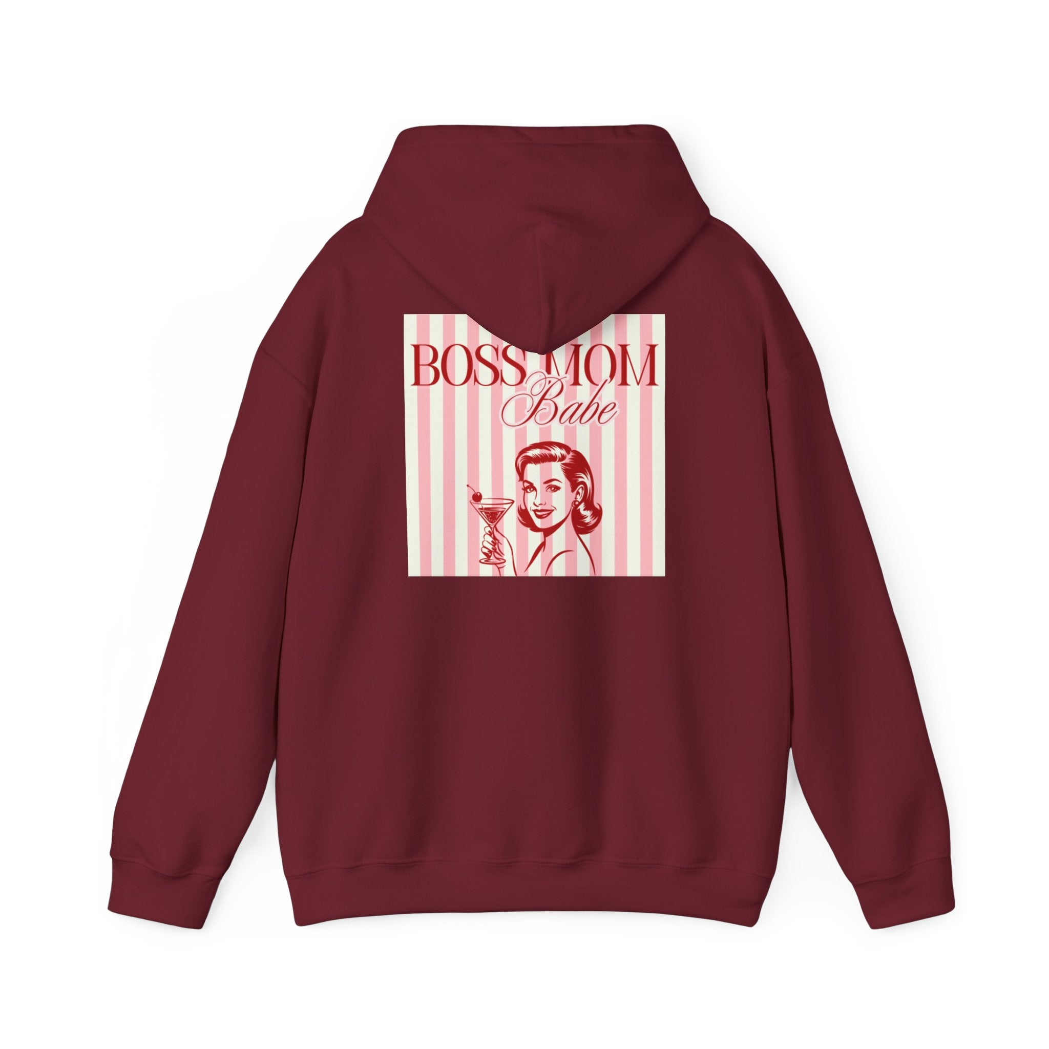 Boss Mom Babe — Vintage Retro Graphic Hoodie