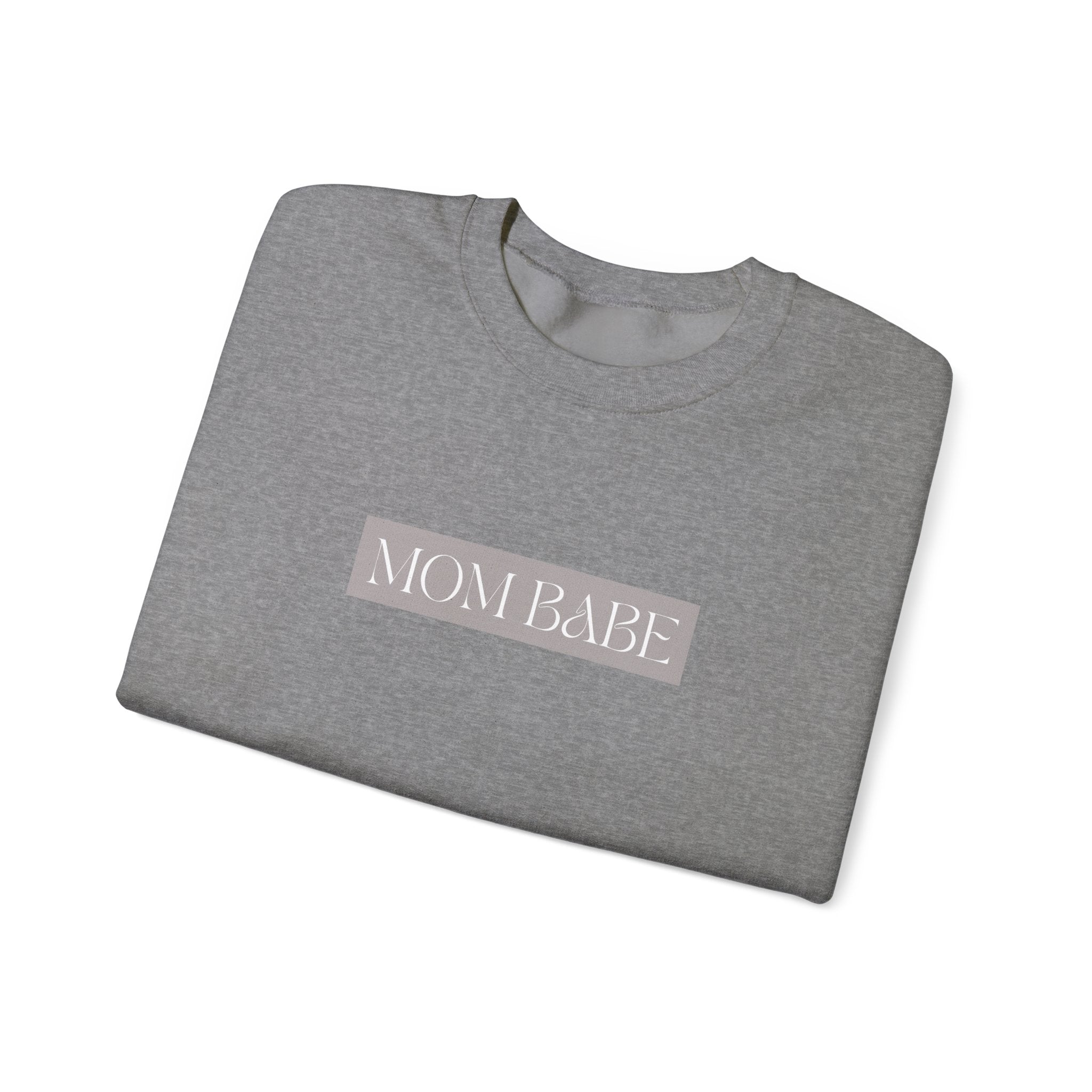 Pilates Mom Babe Club — Workout Graphic Sweatshirt (White Print)