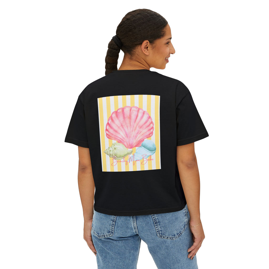 Beach Mom Babe - Pastel Shell Graphic Tee