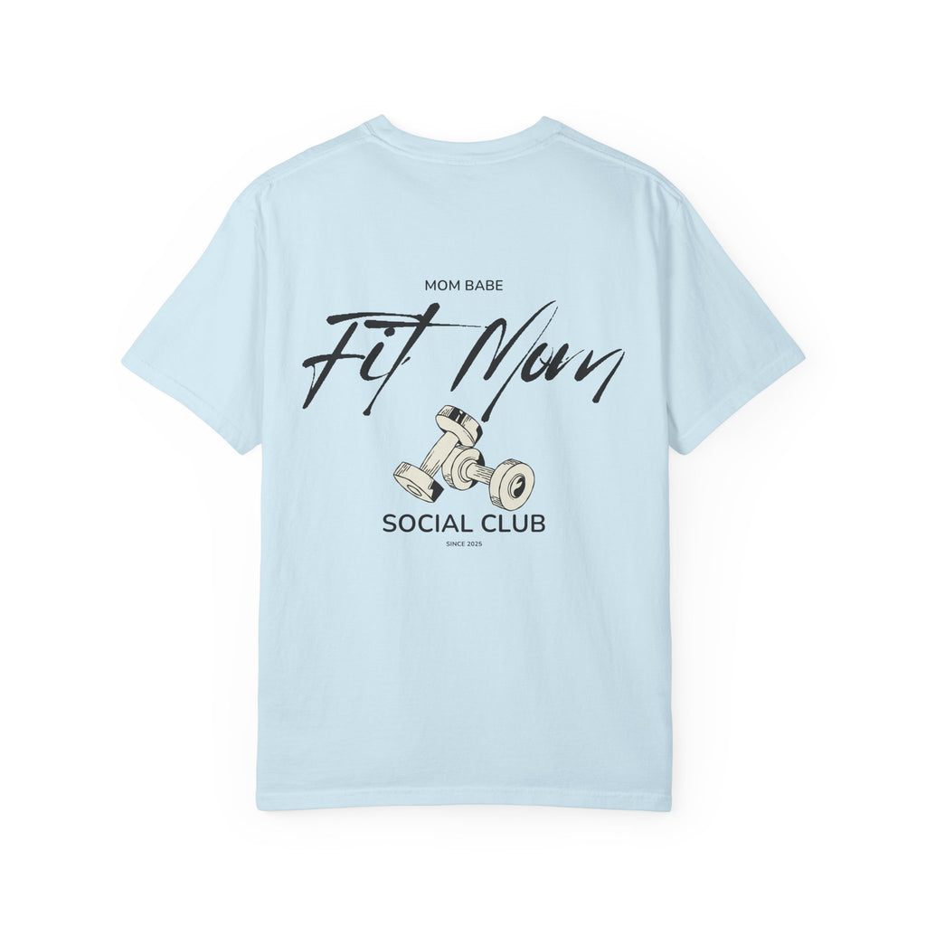 Fit Mom Social Club - Mom Babe Tee Black