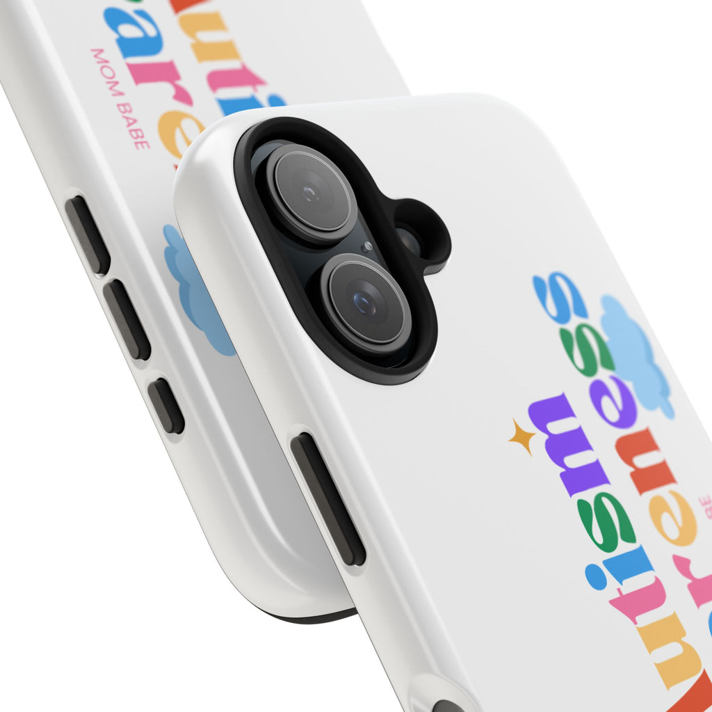 Copy of Autism Awareness and Acceptance — Checkered Heart Phone Case