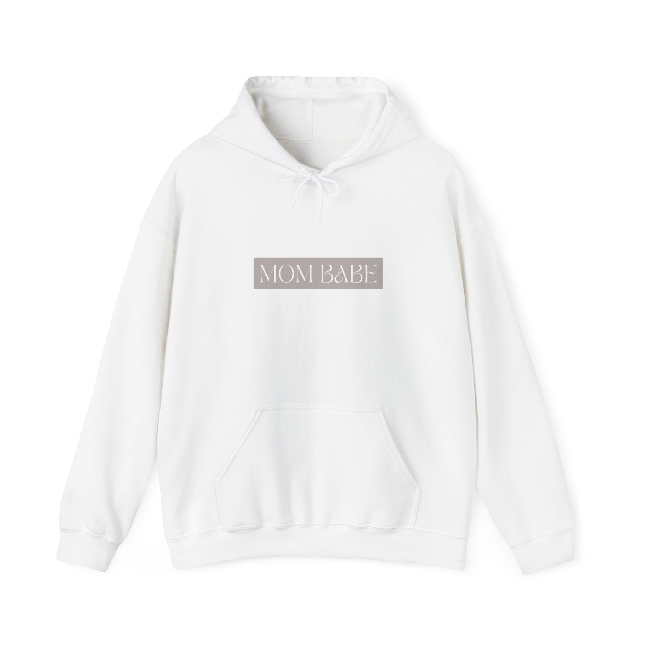 Pilates Mom Babe Club — Workout Graphic Hoodie (White Print)