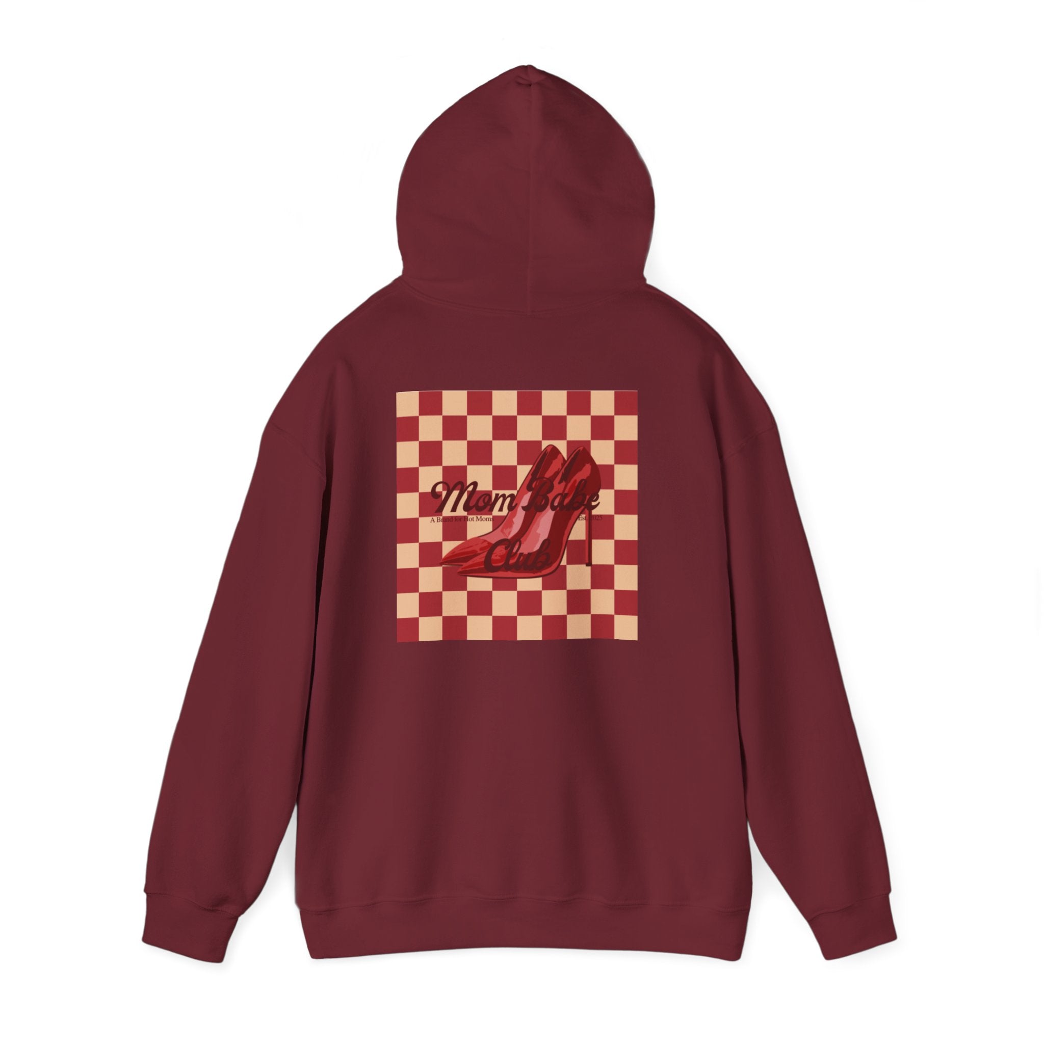 Mom Babe Club - For Hot Moms Heel Graphic Hoodie