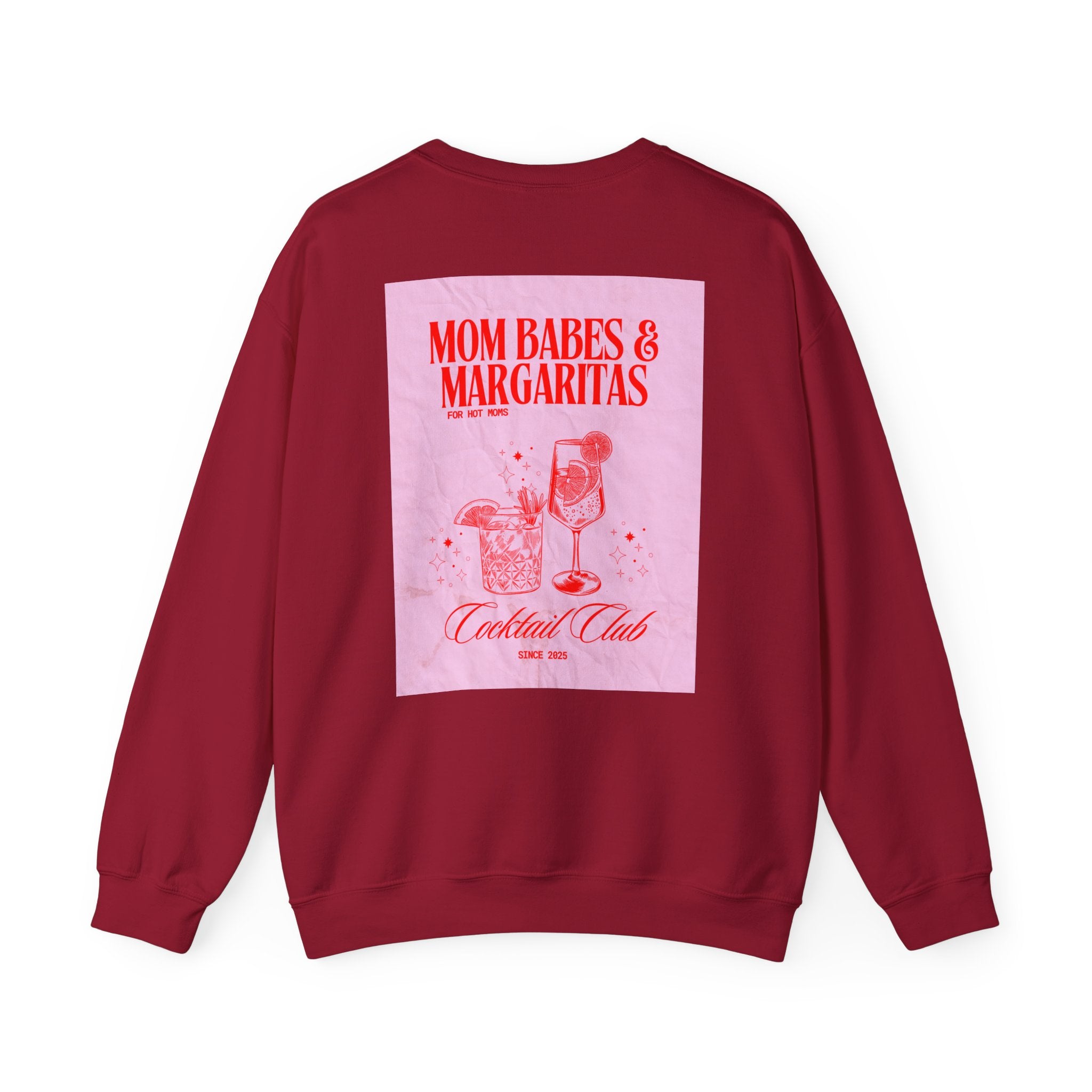 Mom Babes & Margaritas - Cocktail Club Graphic Sweatshirt