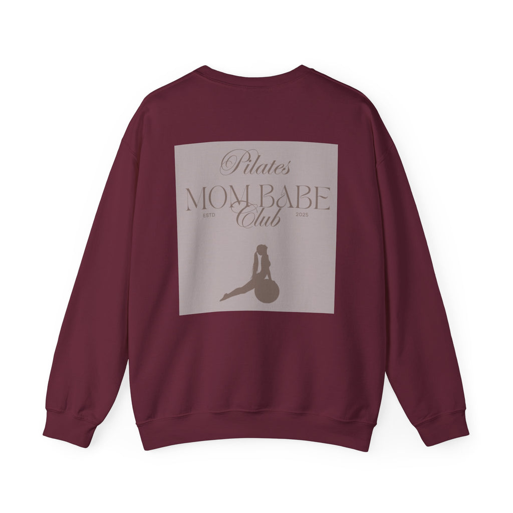 Pilates Mom Babe Club — Workout Graphic Sweatshirt