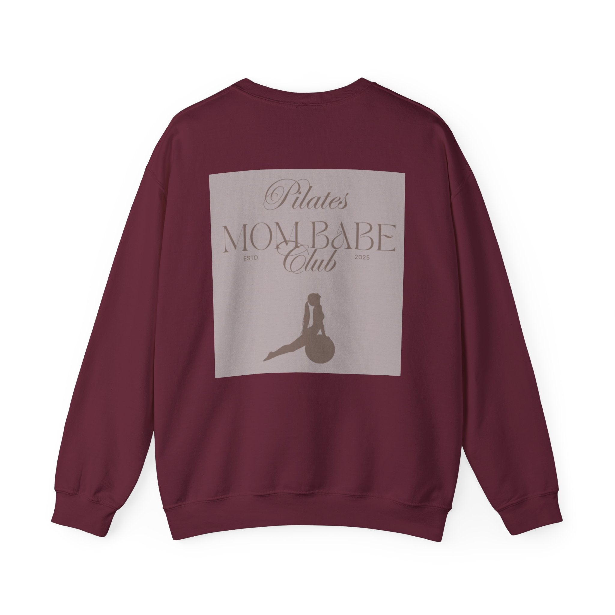 Pilates Mom Babe Club — Workout Graphic Sweatshirt