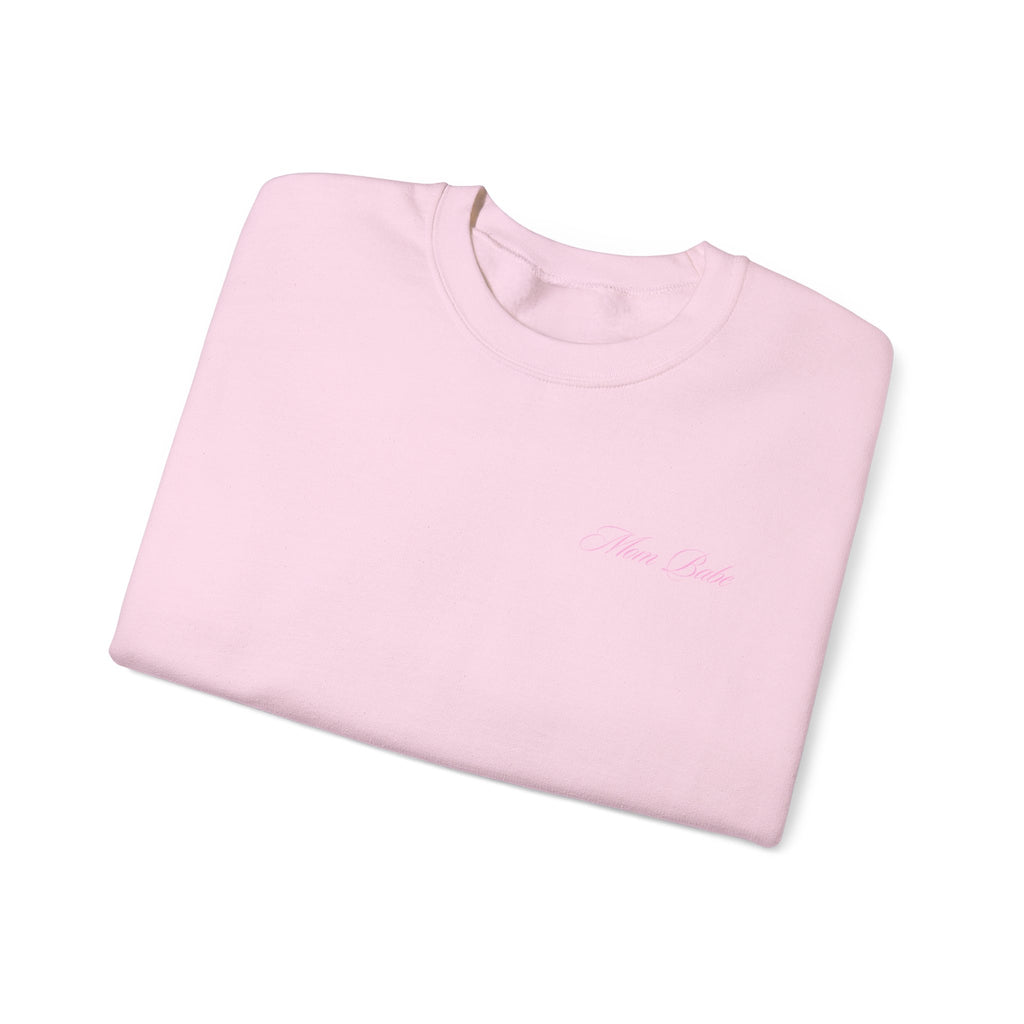 Girl Mom Babe - Cloudy Graphic Sweatshirt