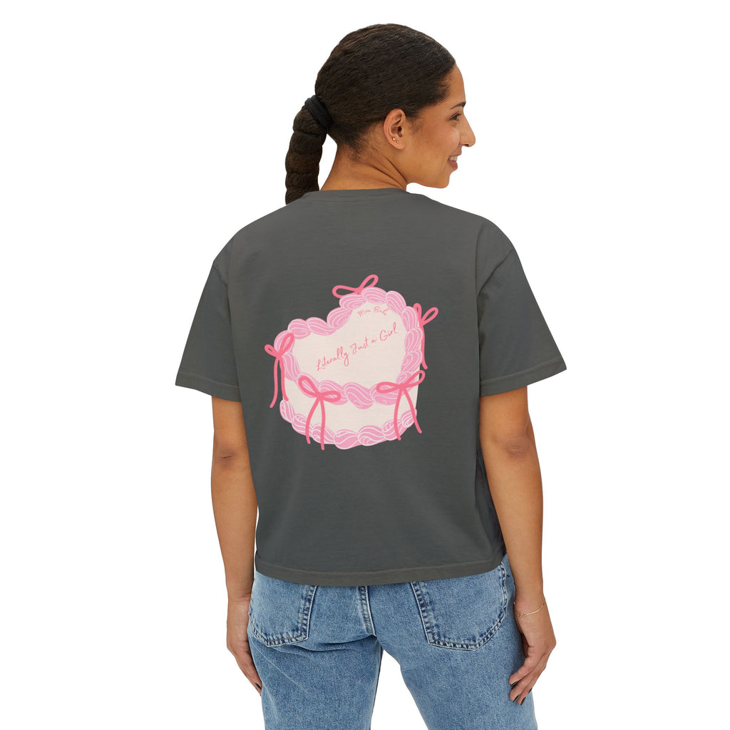 Mom Babe Literally Just a Girl - Cake Graphic Tee