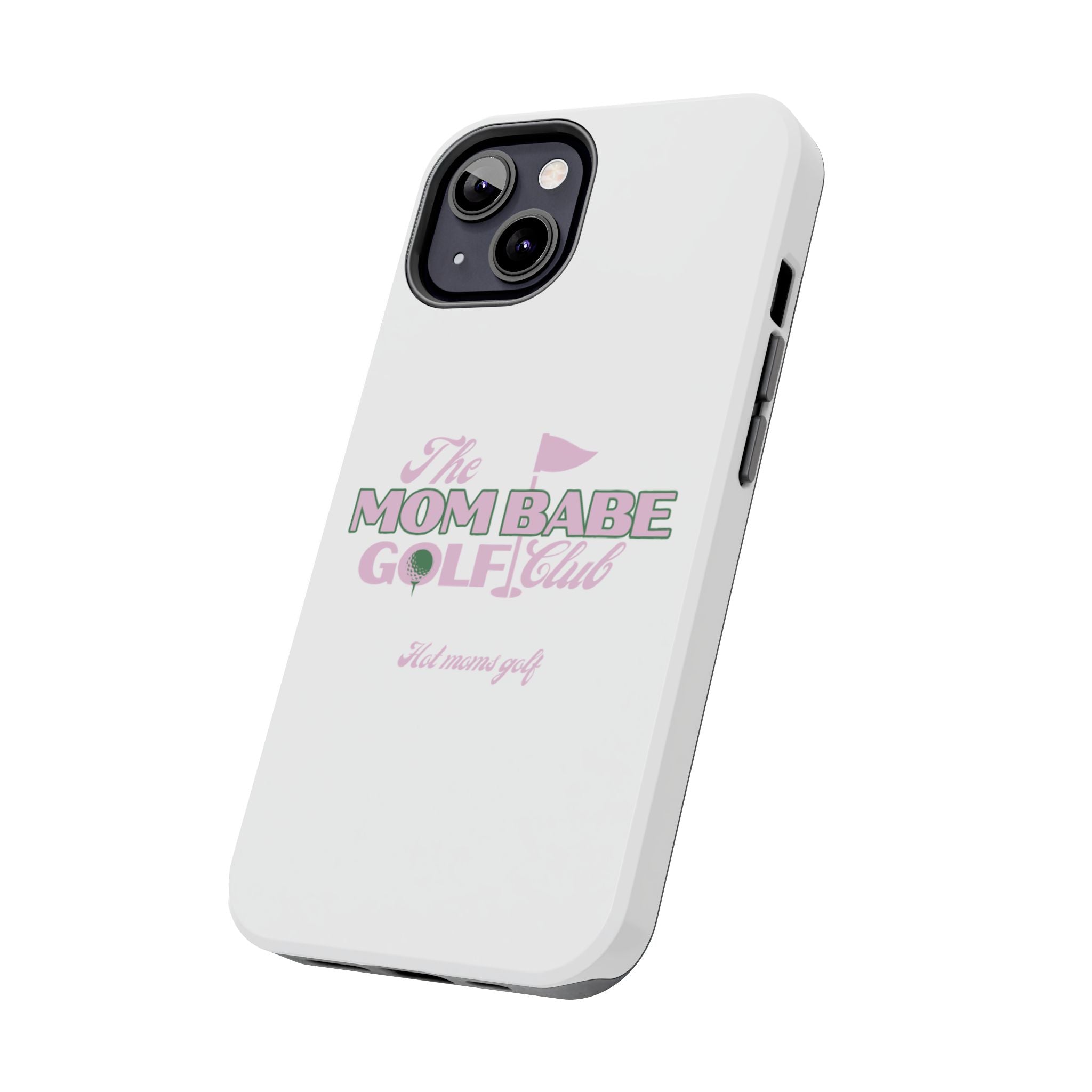 The Mom Babe Golf Club - Pink Vintage Golf Tough Phone Case