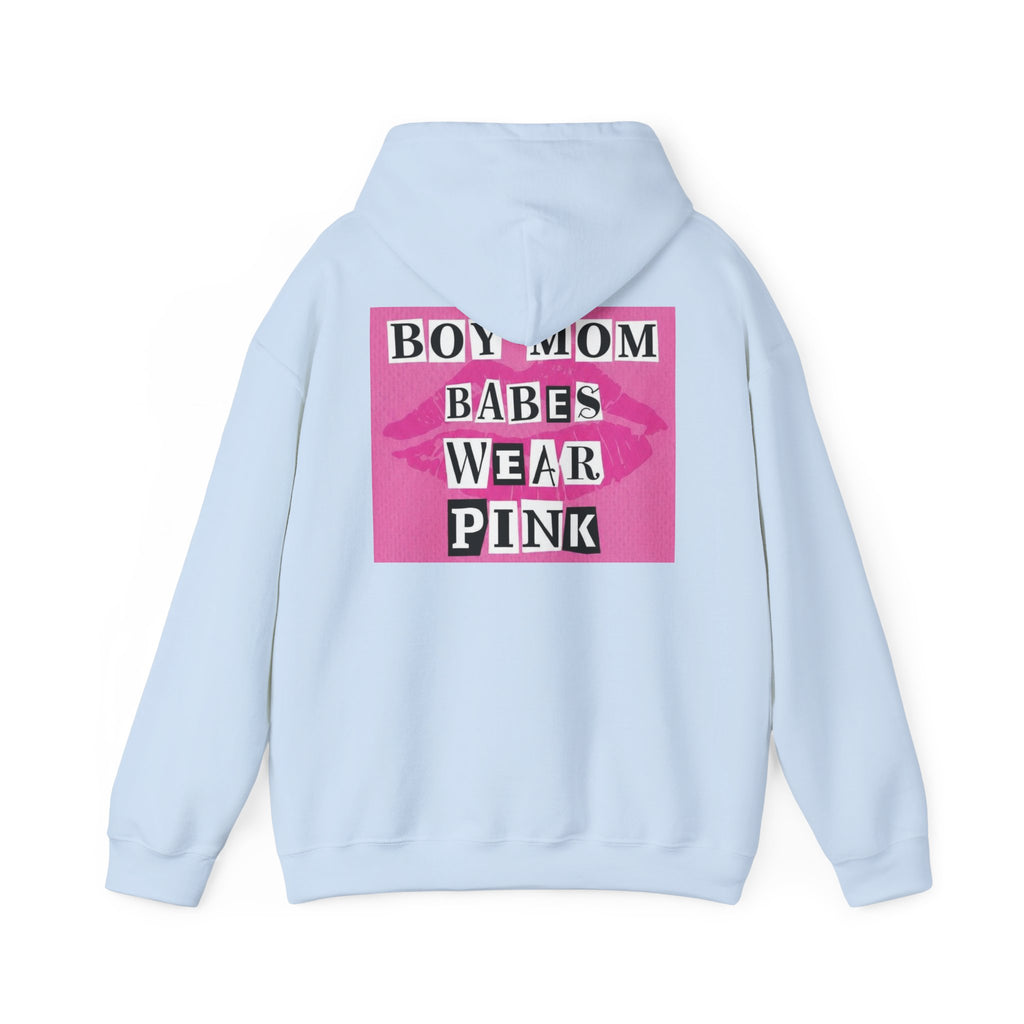 Boy Mom Babes Wear Pink - Graphic Hoodie