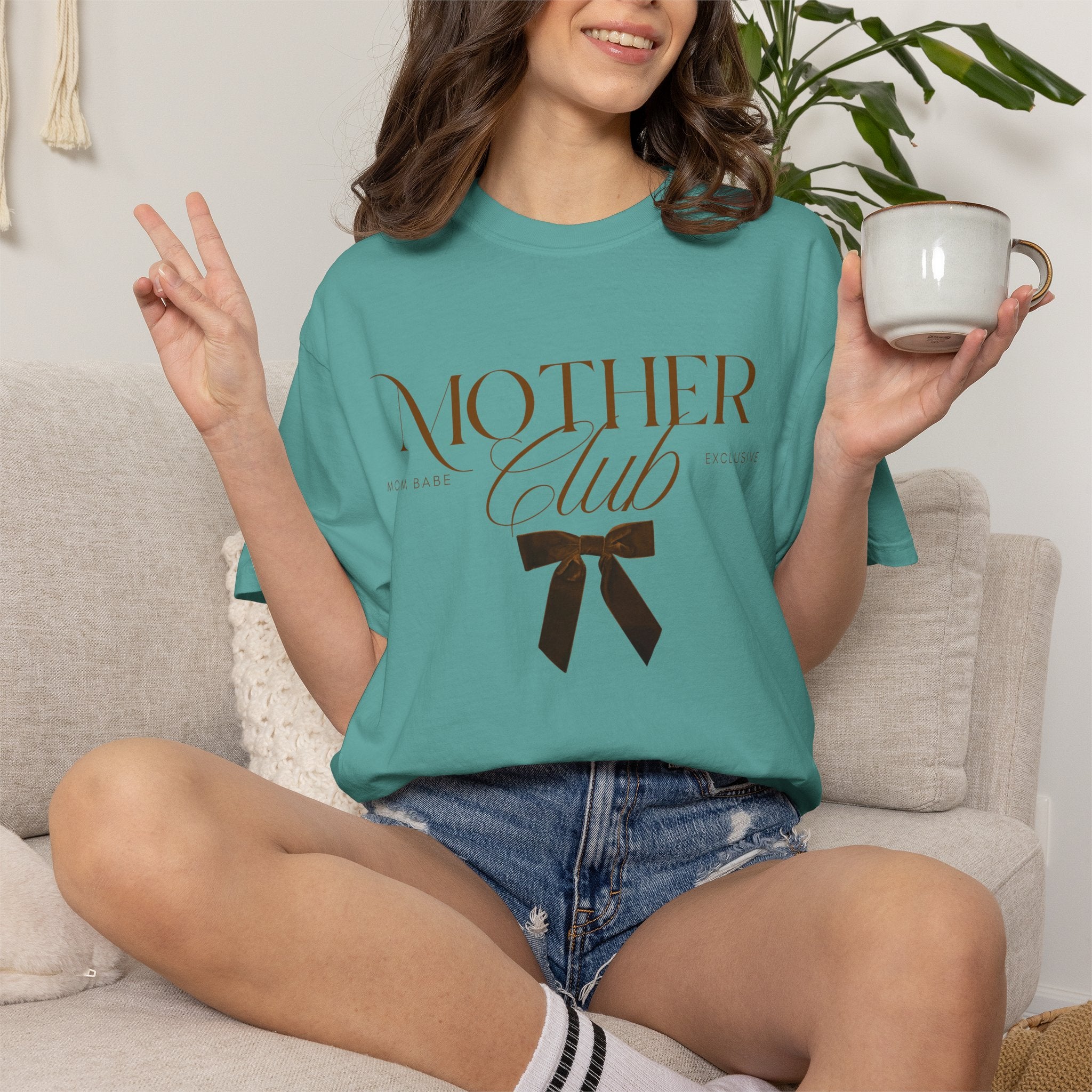 Mother Club Mom Babe Exclusive Tee - Mocha