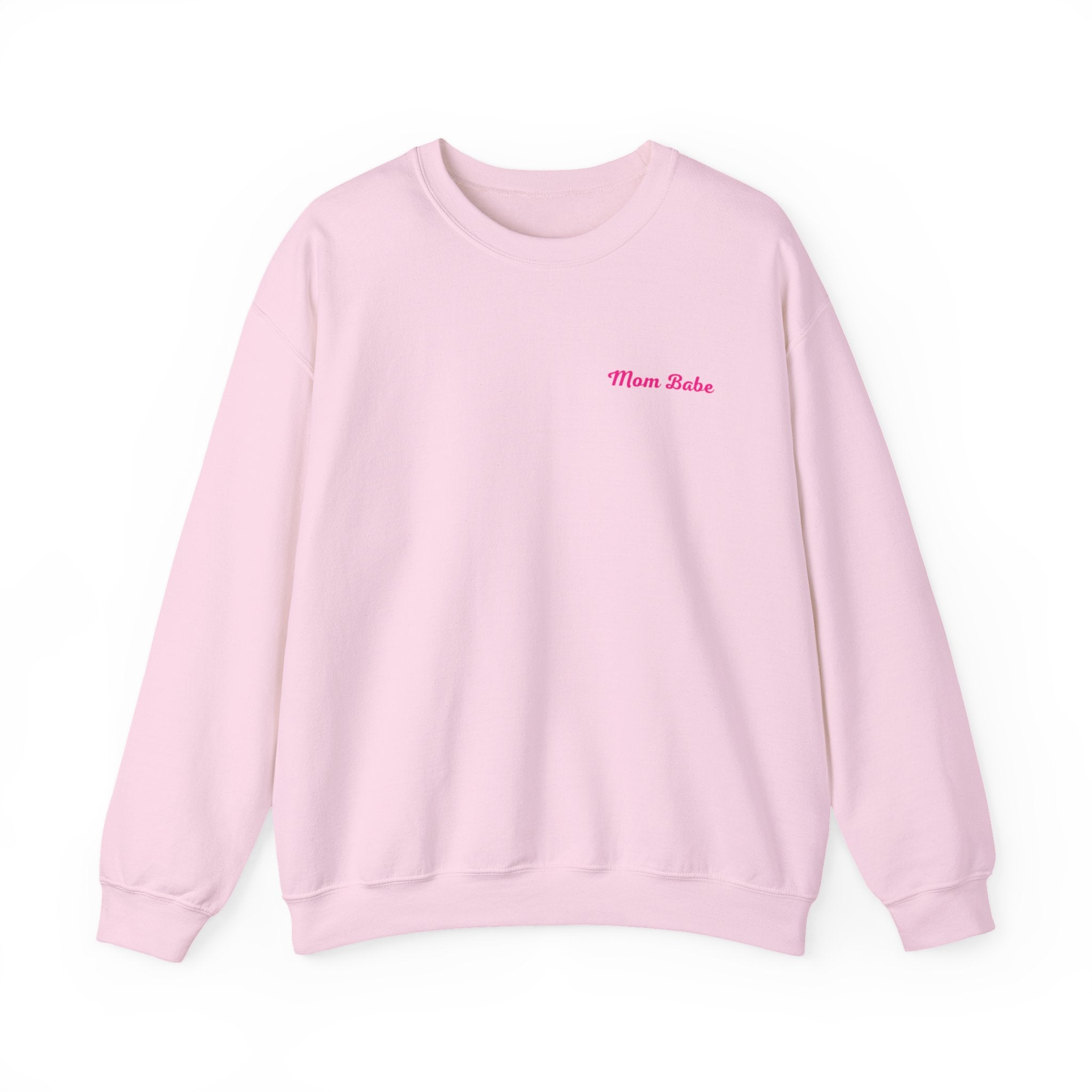 Mom Babe For Hot Moms — Pink Heart Drip Graphic Sweatshirt