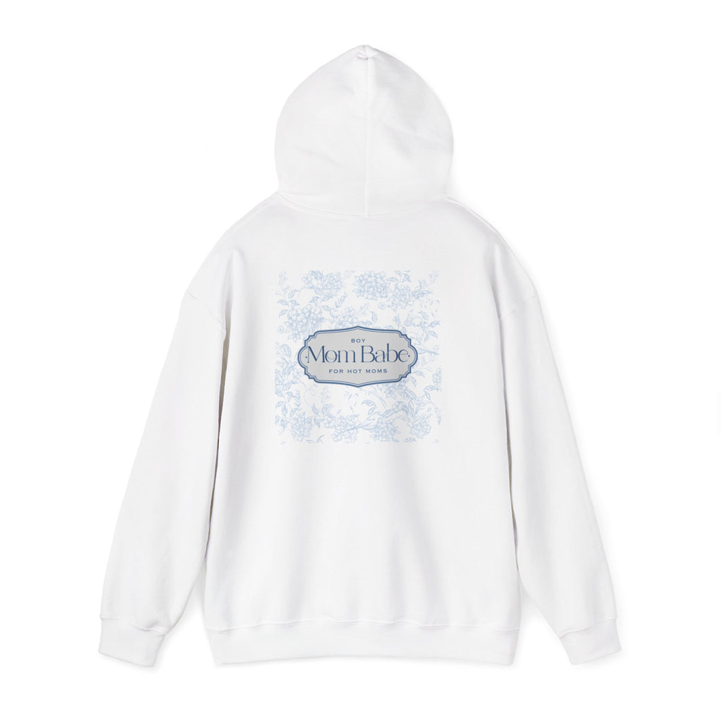 Boy Mom Babe - Floral Graphic Hoodie