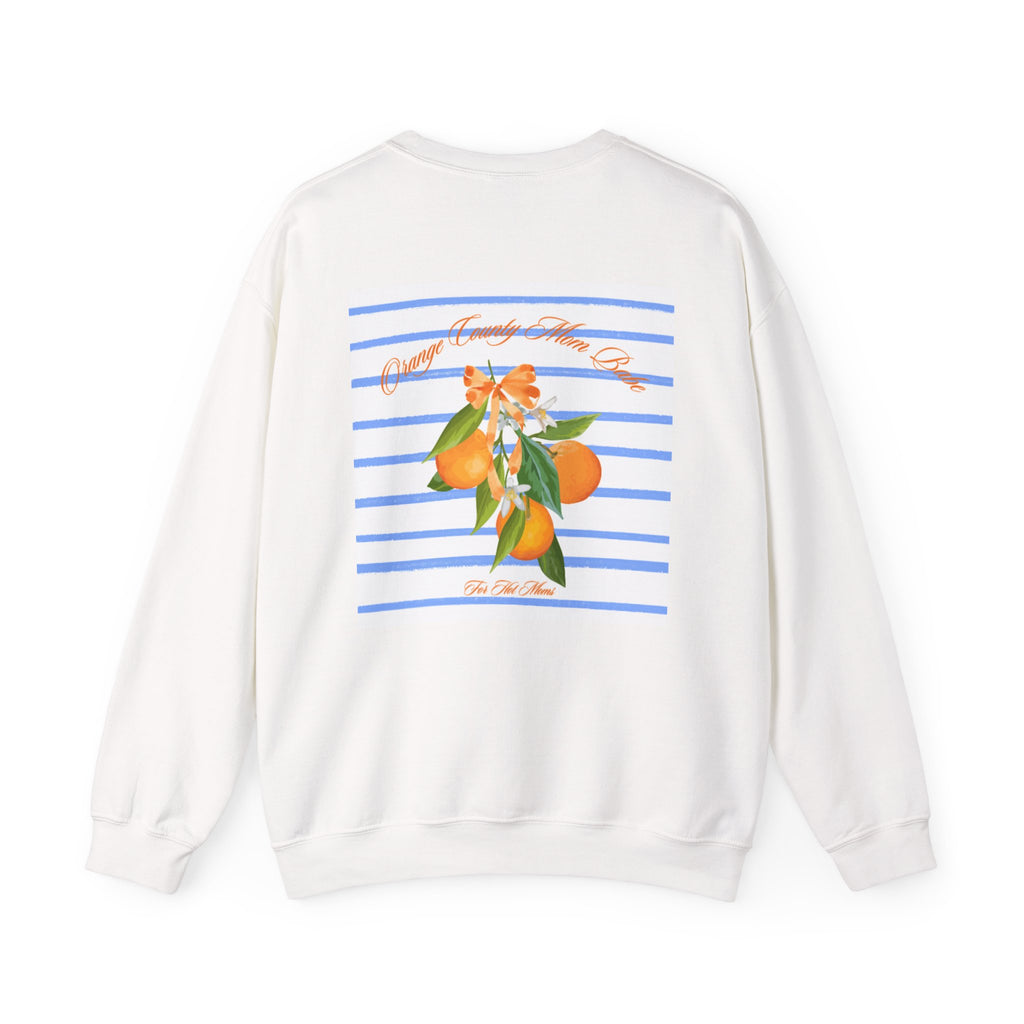 Orange County Mom Babe — Orange Blossom Graphic Sweatshirt