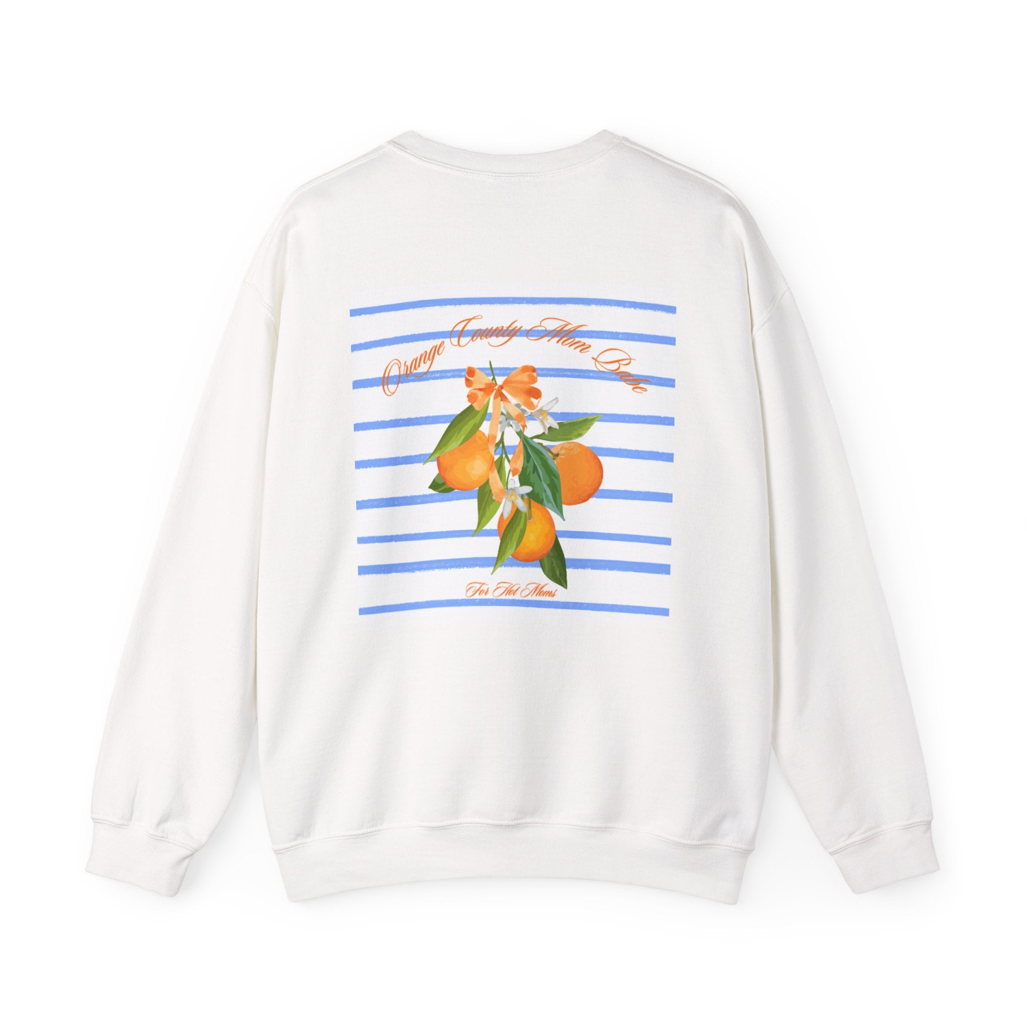 Orange County Mom Babe — Orange Blossom Graphic Sweatshirt