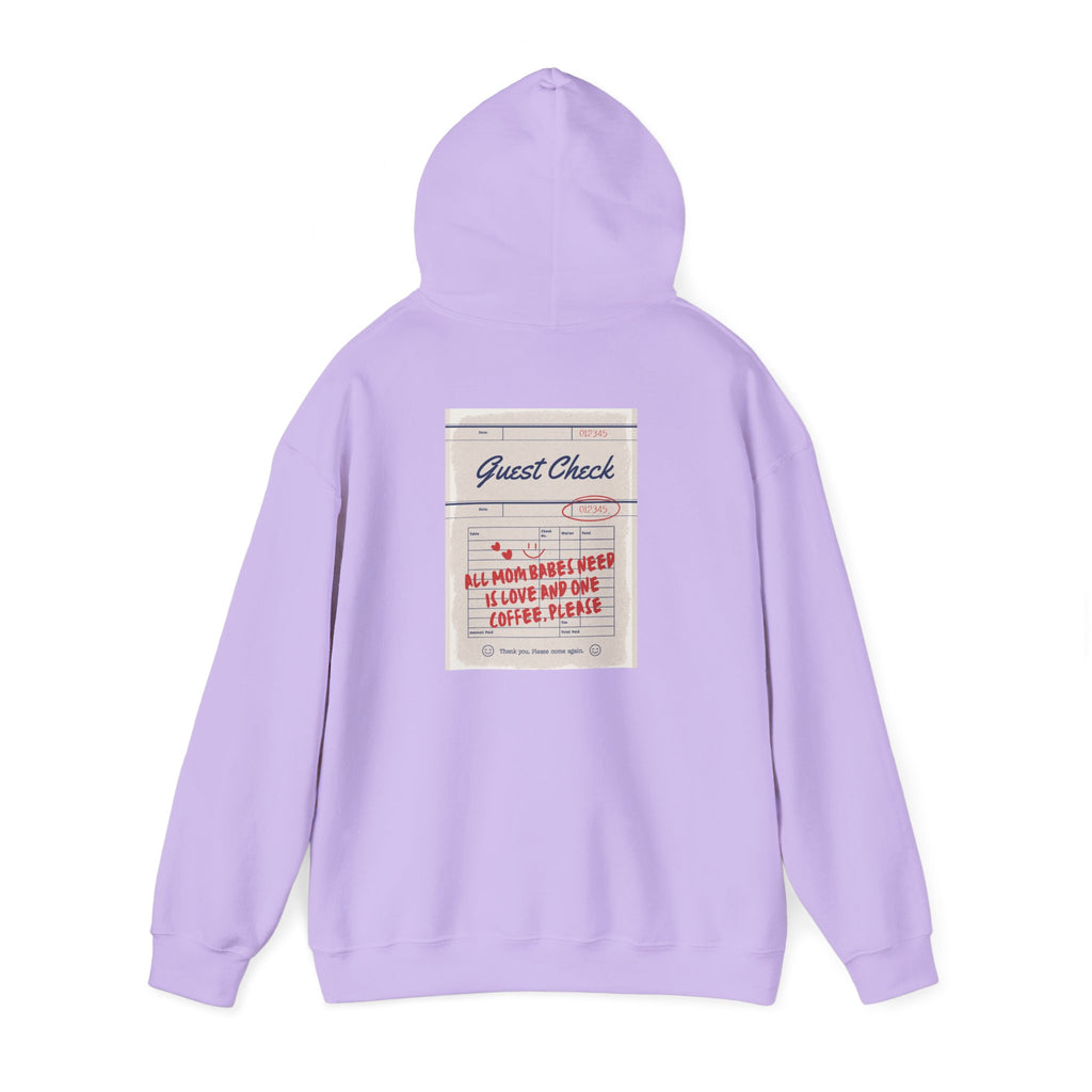 All Mom Babes Need - Graphic Check Hoodie