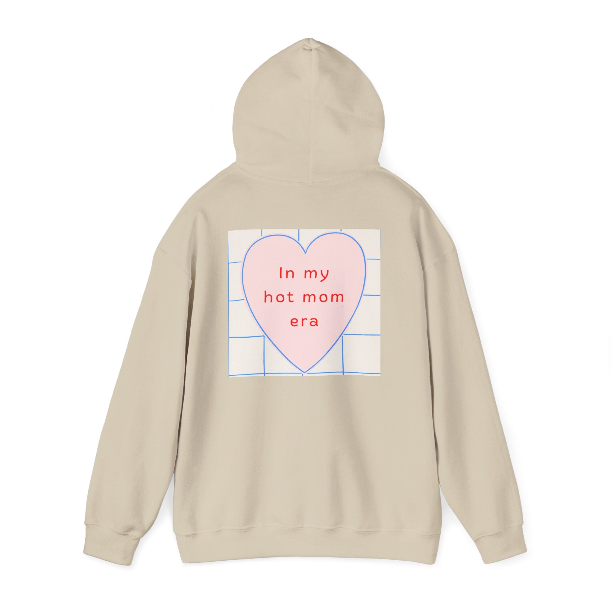 In My Hot Mom Era - Heart Graphic Hoodie