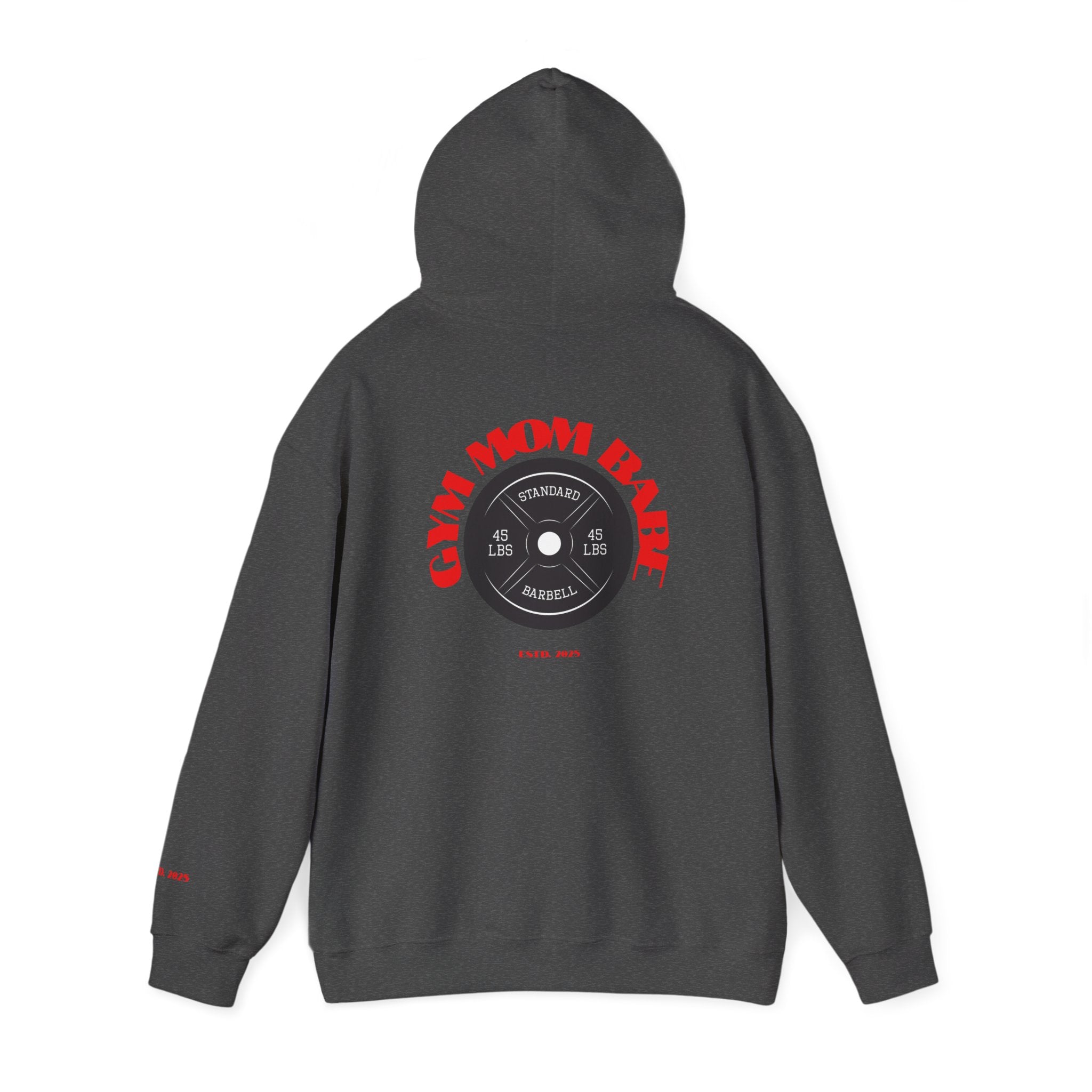 Gym Mom Babe - Weight Graphic Hoodie