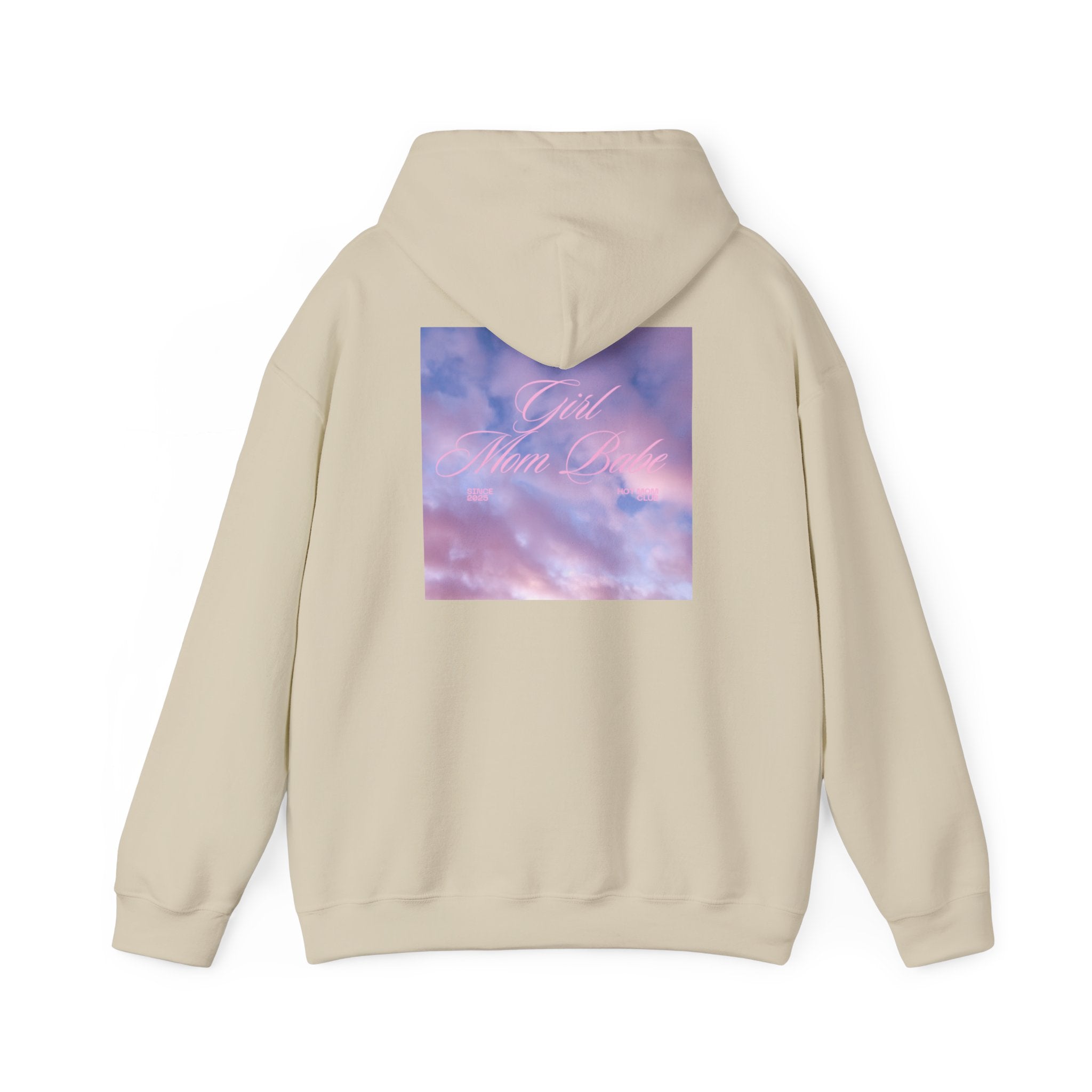 Girl Mom Babe - Cloudy Graphic Hoodie