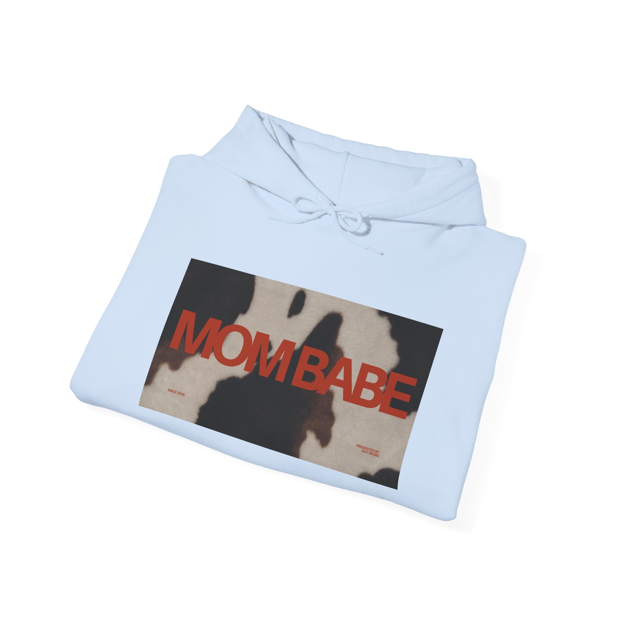 Mom Babe — Cowhide Graphic Hoodie