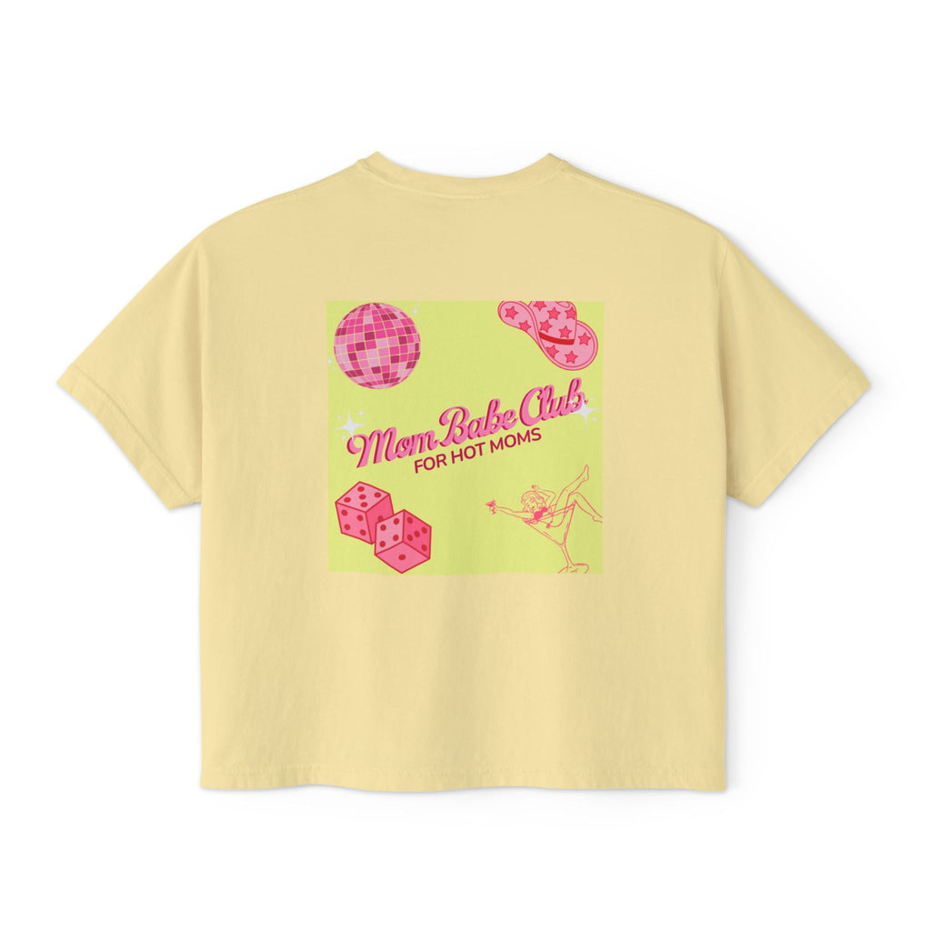 Mom Babe Club - For Hot Moms —  Pink Graphic Tee
