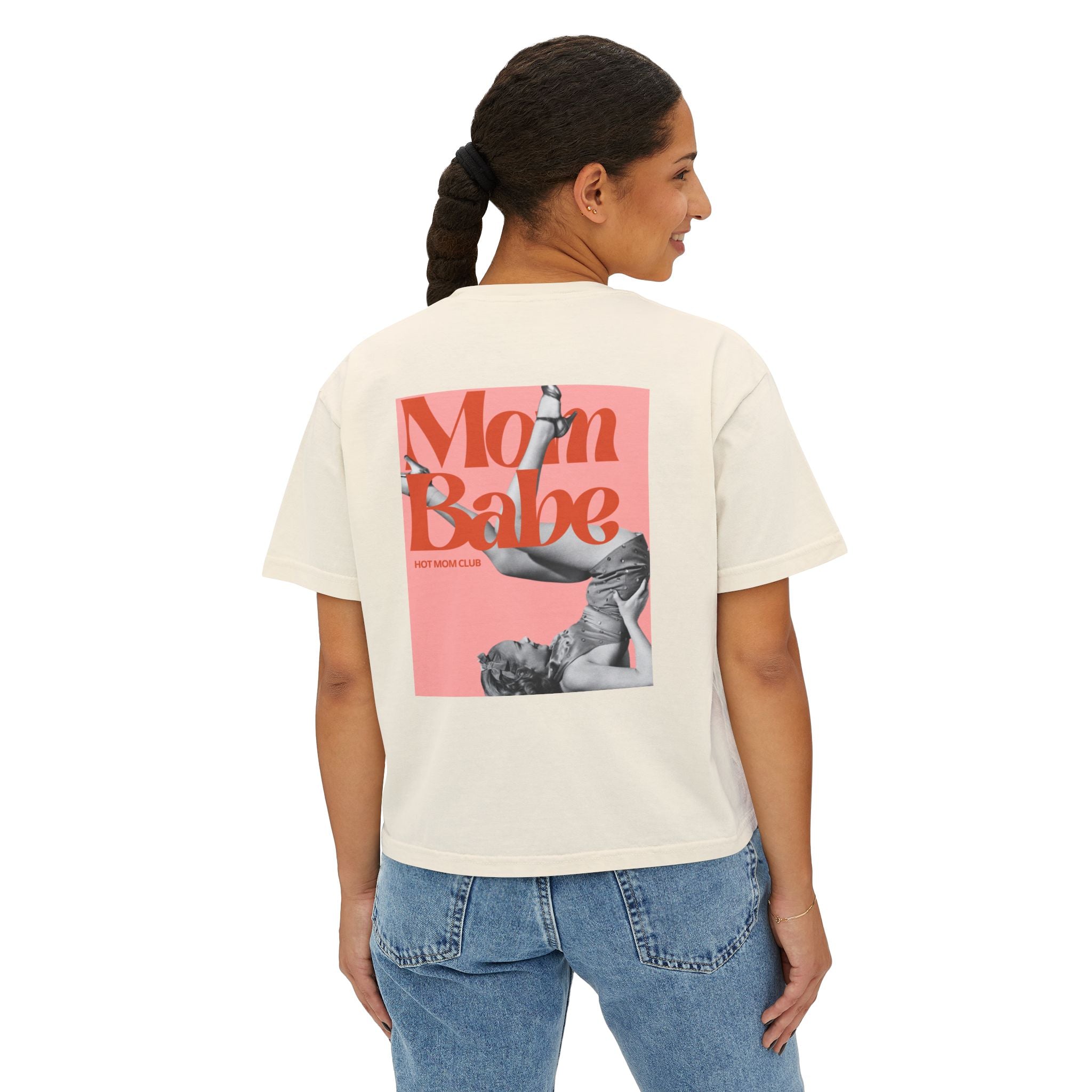 Mom Babe Hot Mom Club - Vintage Graphic Tee
